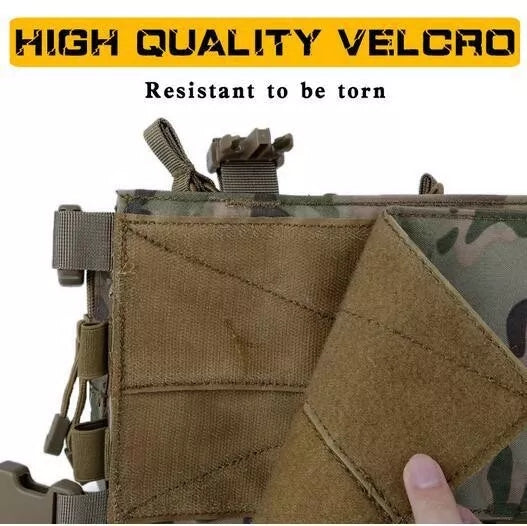 WST VE 55 Tactical Vest 500D - Military Grade Multi-Purpose Molle Vest for Outdoor, Airsoft & Hunting | Adjustable Body Armor Carrier with Pouch System