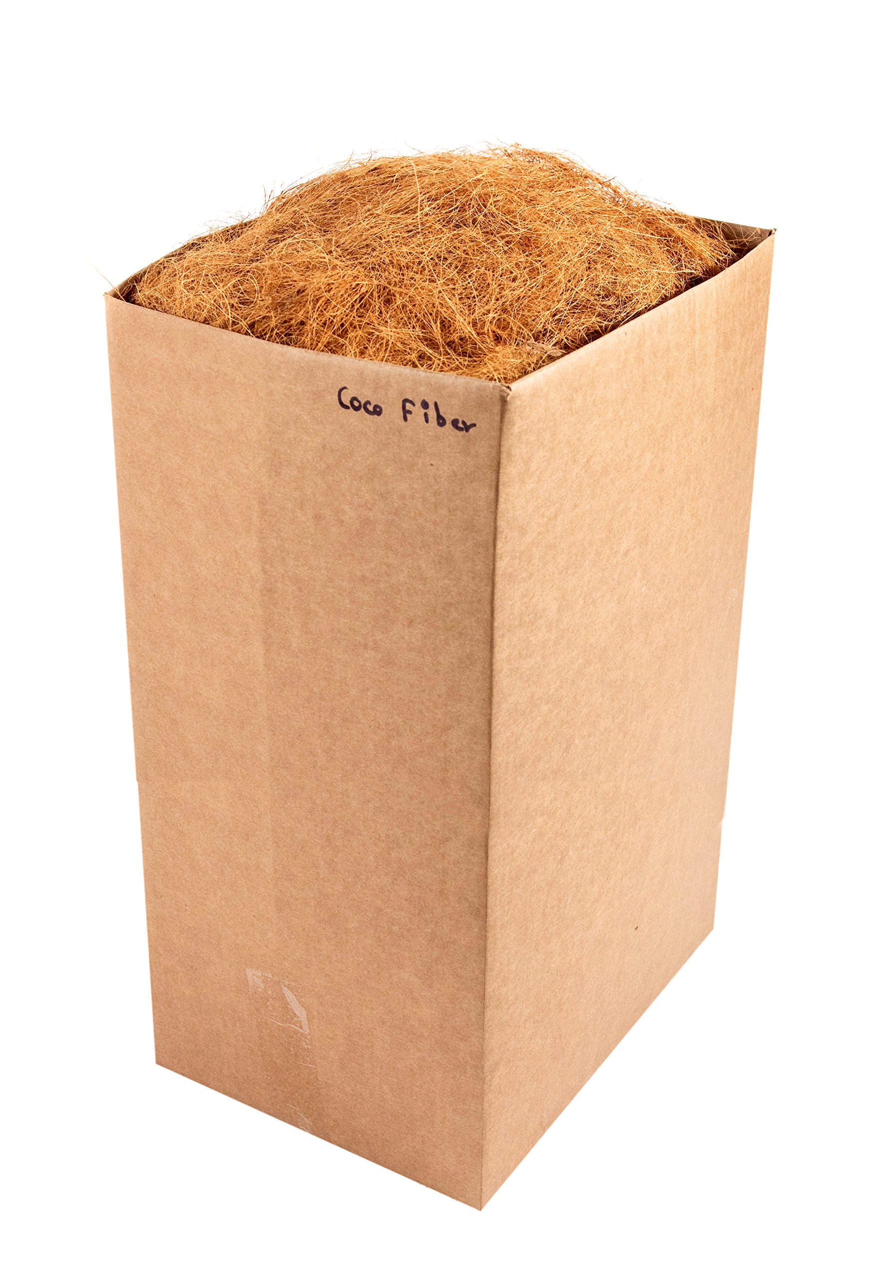 Premium Coco Fiber Liner for Wire Hanging Baskets - Natural Dried Coconut Coir (10lbs) - Perfect for Indoor/Outdoor Planters, Vertical Gardens & DIY Floral Arrangements