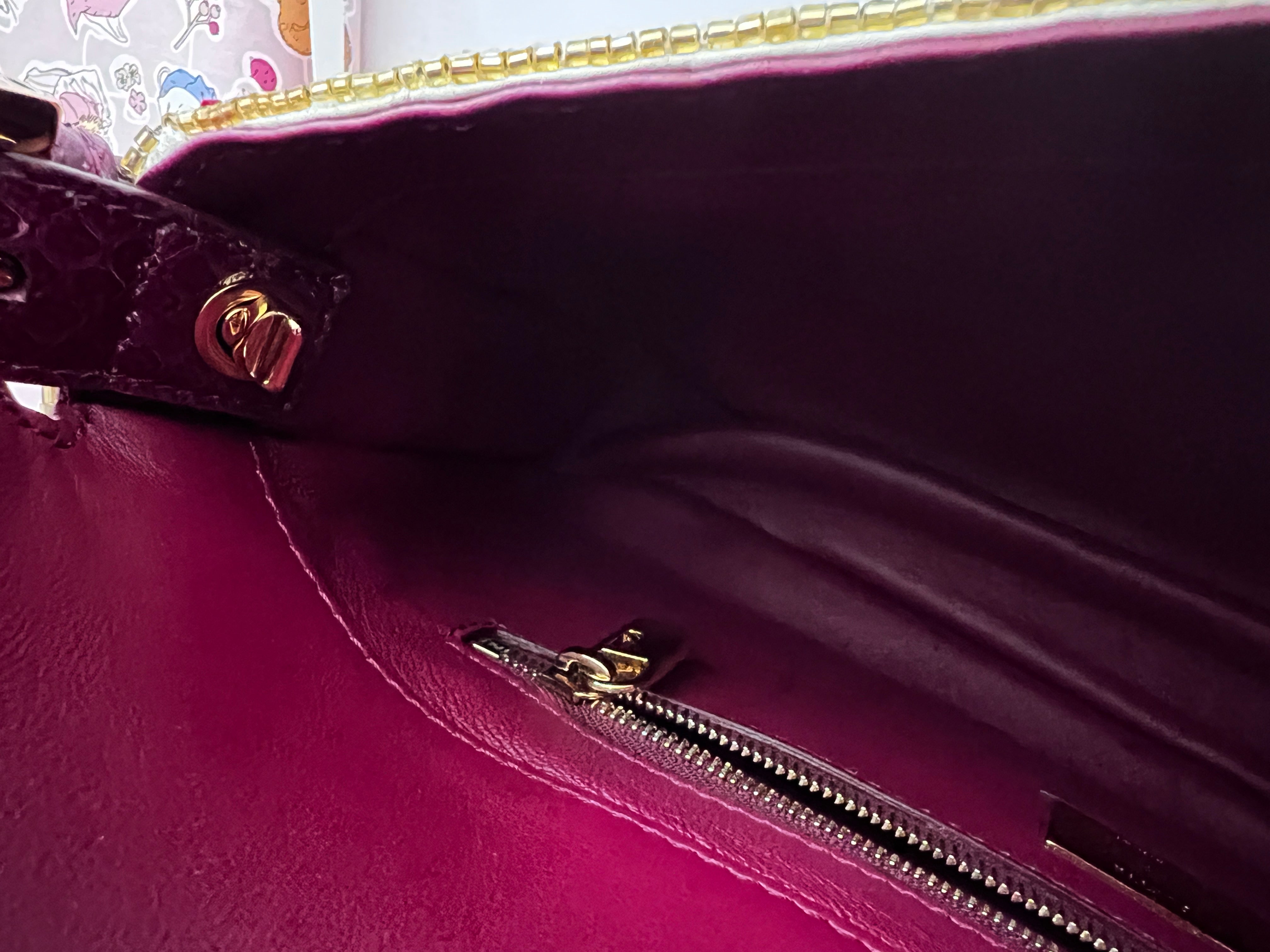 Fendi FF Multicolor Beaded Baguette Bag - Stylish Shoulder Purse for Women, Perfect for Parties, Weddings & Evening Events