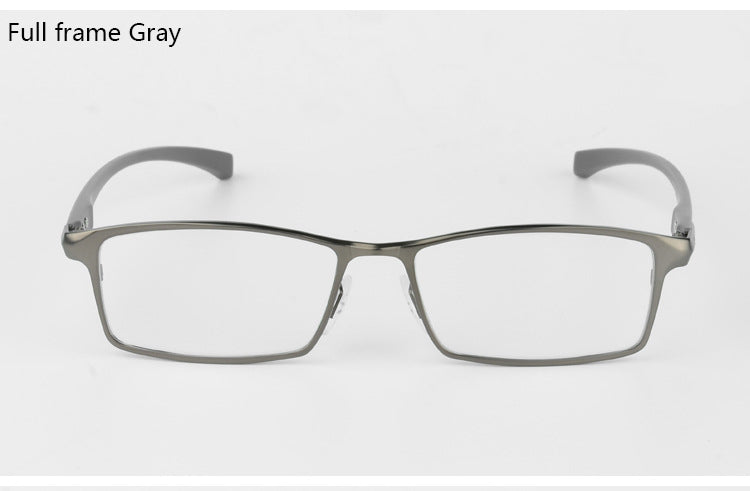 Bclear Men's Titanium Alloy Eyeglasses - Lightweight Flexible Frames with IP Electroplating, Full Rim & Half Rim Options for Work, Reading & Daily Wear