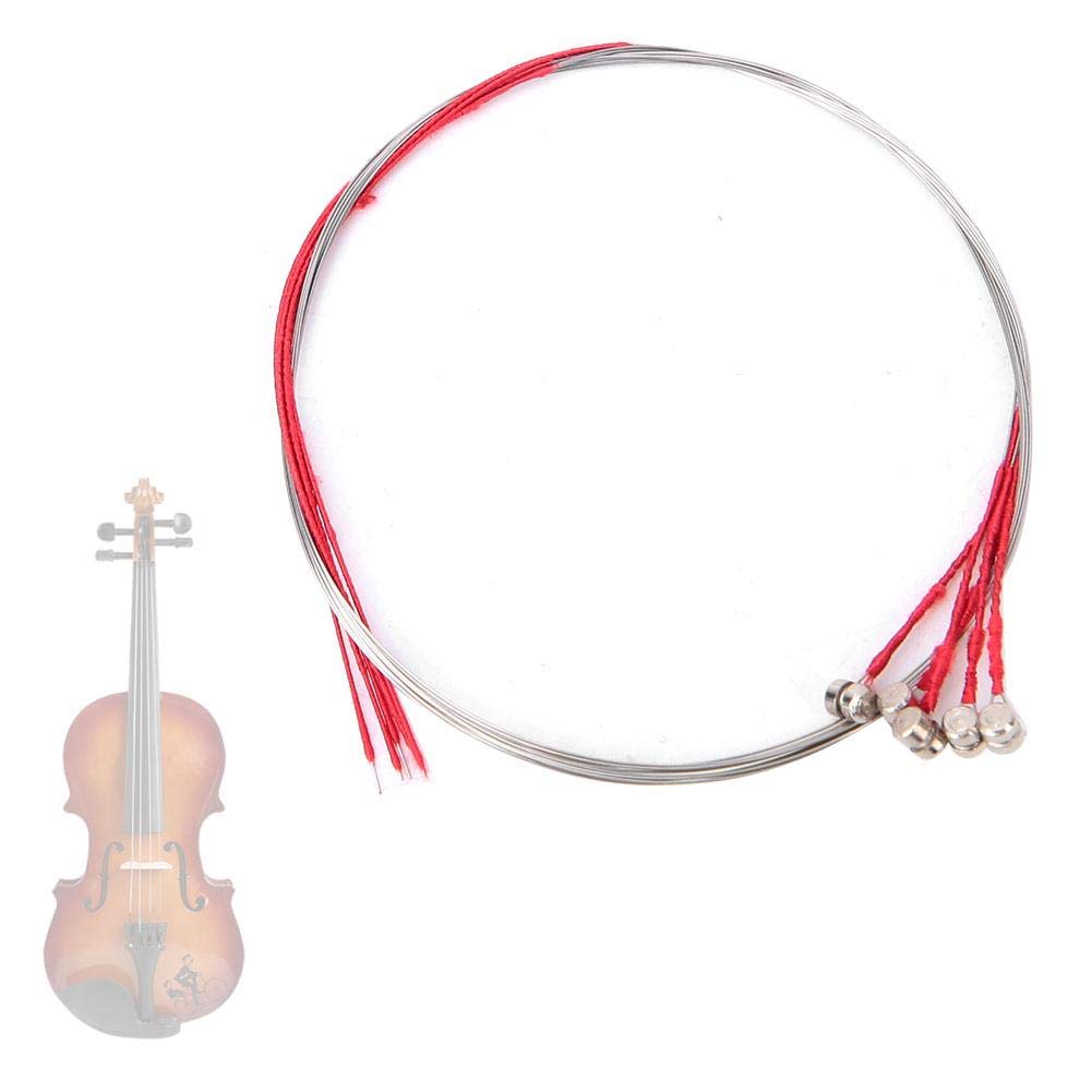 5pcs Violin E Strings Replacement - Premium Steel Strings for 3/4 & 4/4 Size Violins | Durable & Clear Sound | Perfect for Practice, Performances & Music Lessons
