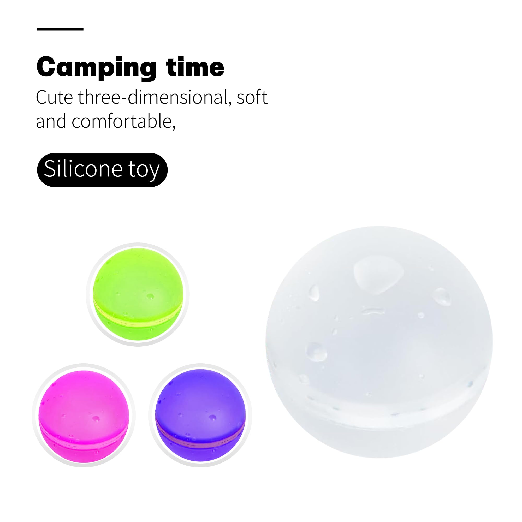 Refillable Magnetic Silicone Water Balloons for Kids - Reusable, Biodegradable Pool, Backyard, Outdoor Summer Fun Toys (Octopus Style) - Perfect for Water Games, Parties, and Beach Activities