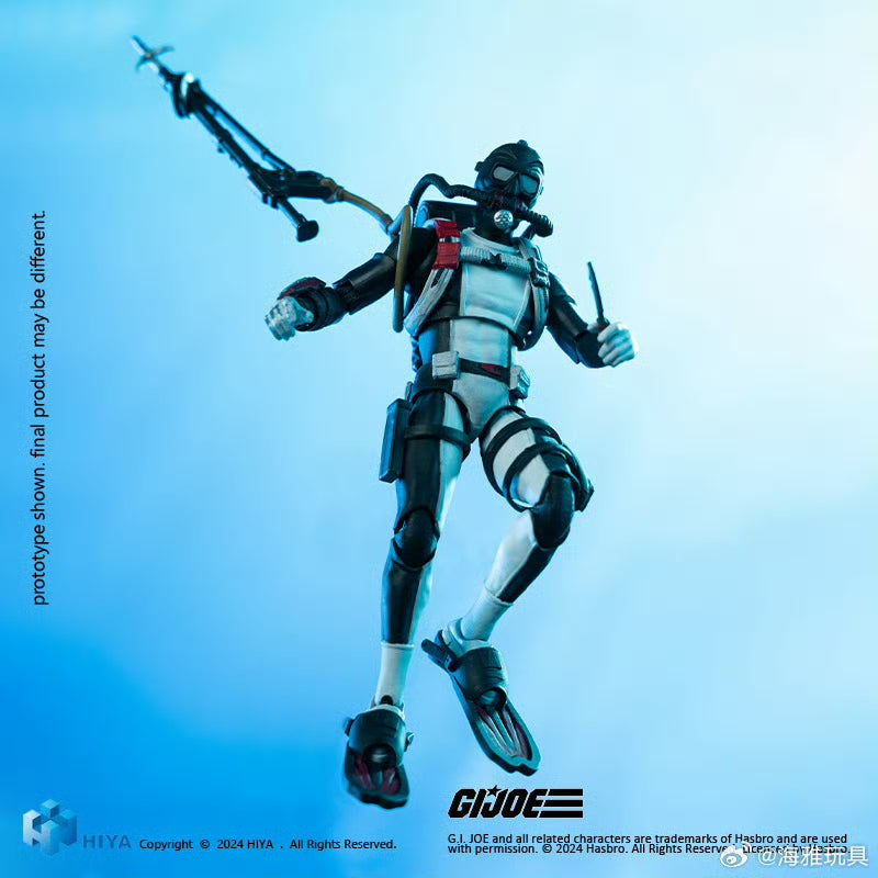 Pre-Order 1/18 Scale HIYA 4-Inch G.I. Joe Torpedo Action Figure - Exquisite Mini Collectible Series for Display & Military Diorama Scenes