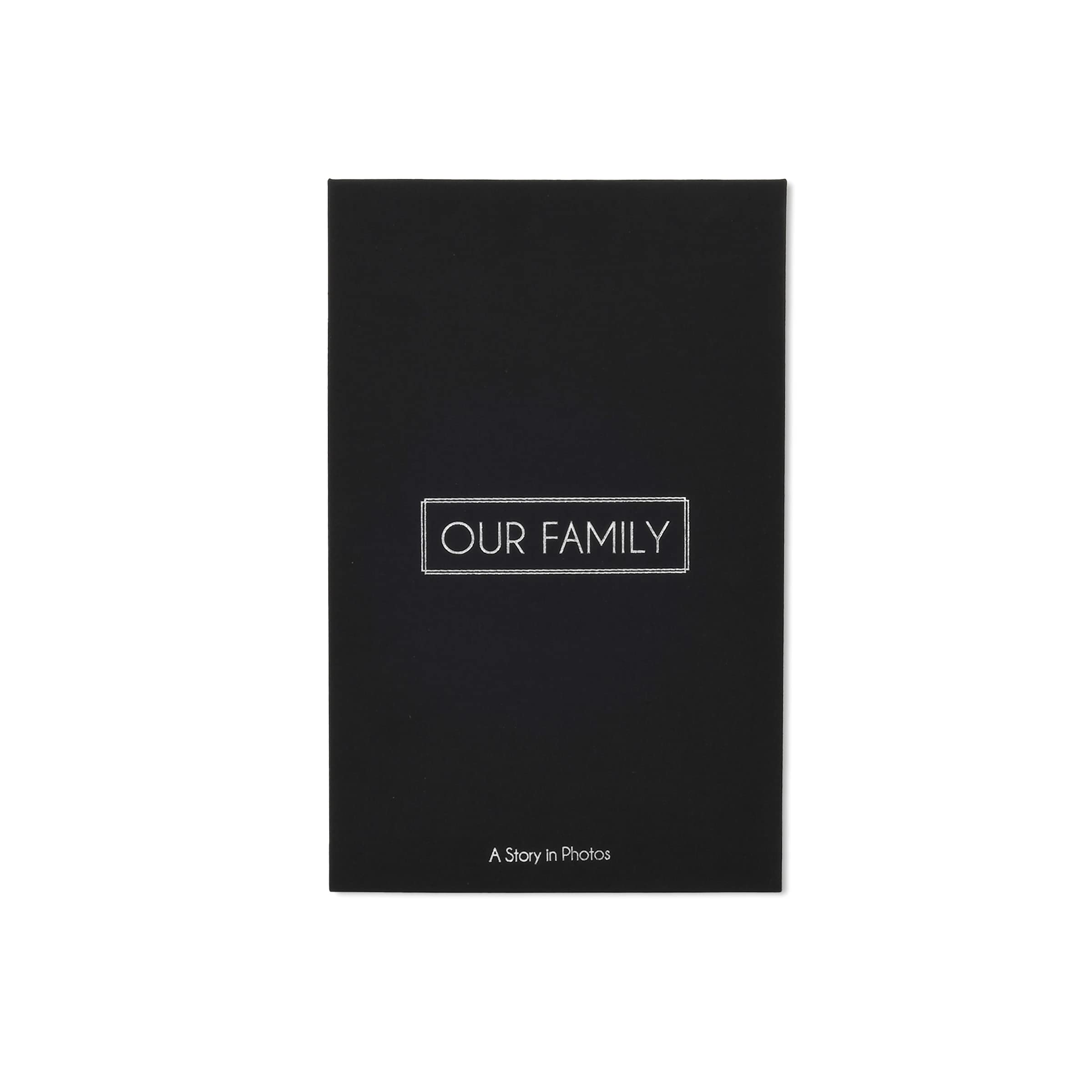 Premium Black Linen Coffee Table Photo Album - Holds 180 4x6 Pictures - Perfect for Family Memories, Living Room Decor & Gift Giving