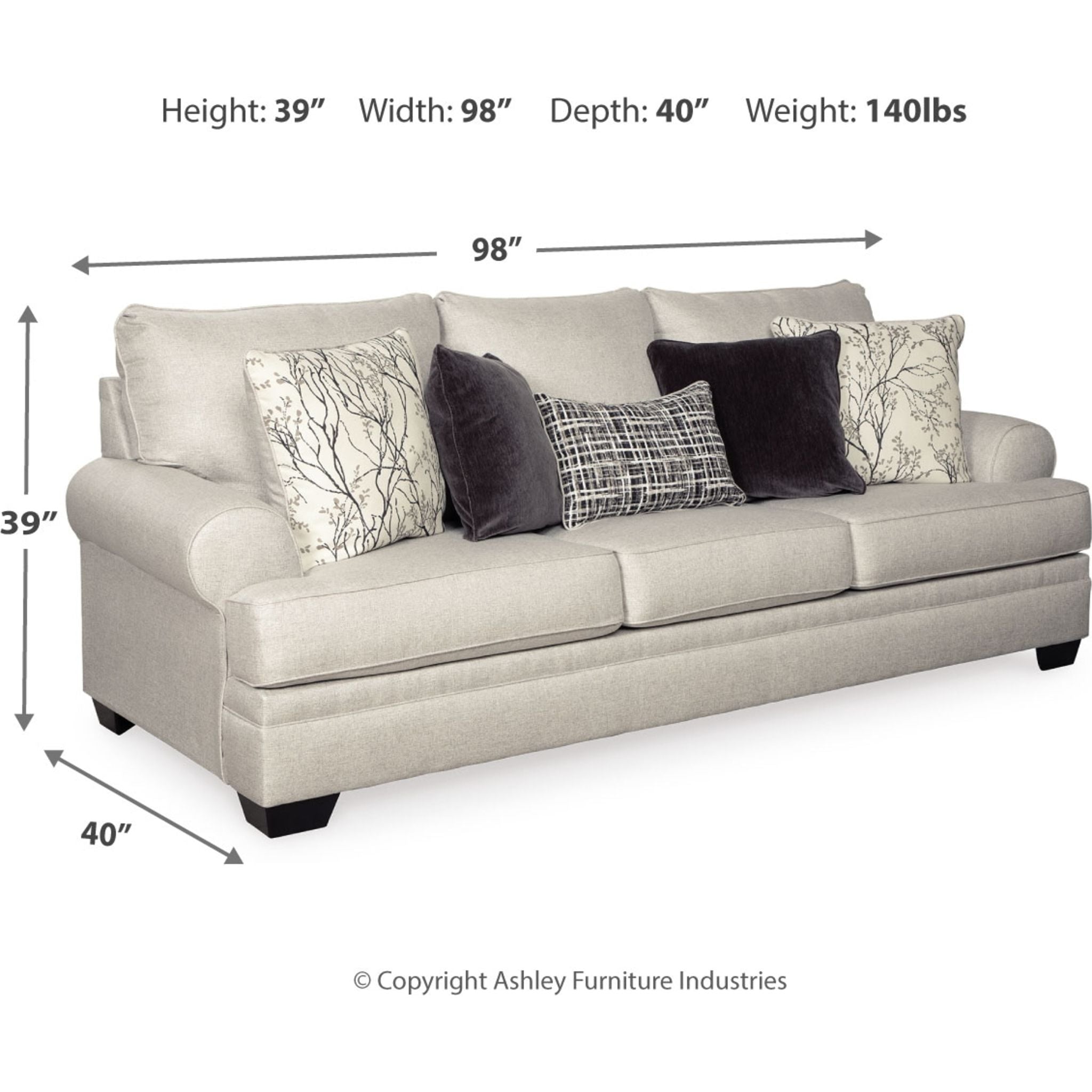 Antonlini Exclusive Luxury Sofa - Modern Living Room Furniture for Home & Office Comfort