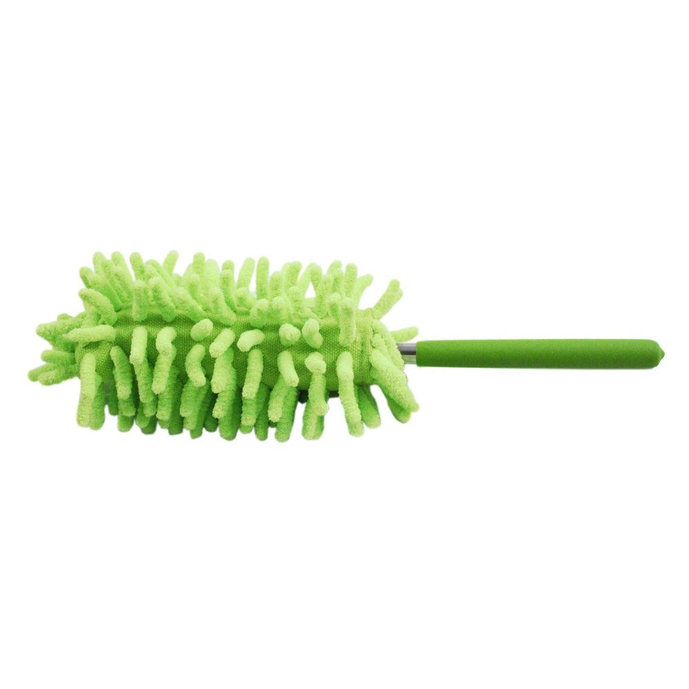 Extendable Flexible Feather Duster for Home and Office Cleaning - Orange | Lightweight Dusting Tool for Ceiling Fans, Blinds, and Hard-to-Reach Areas | Perfect for Housekeeping and Spring Cleaning