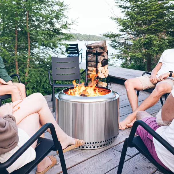 Solo Stove Yukon 2.0 Fire Pit with Stand - Smokeless Outdoor Campfire for Backyard, Patio & Camping - SSYUK SD 27 2.0