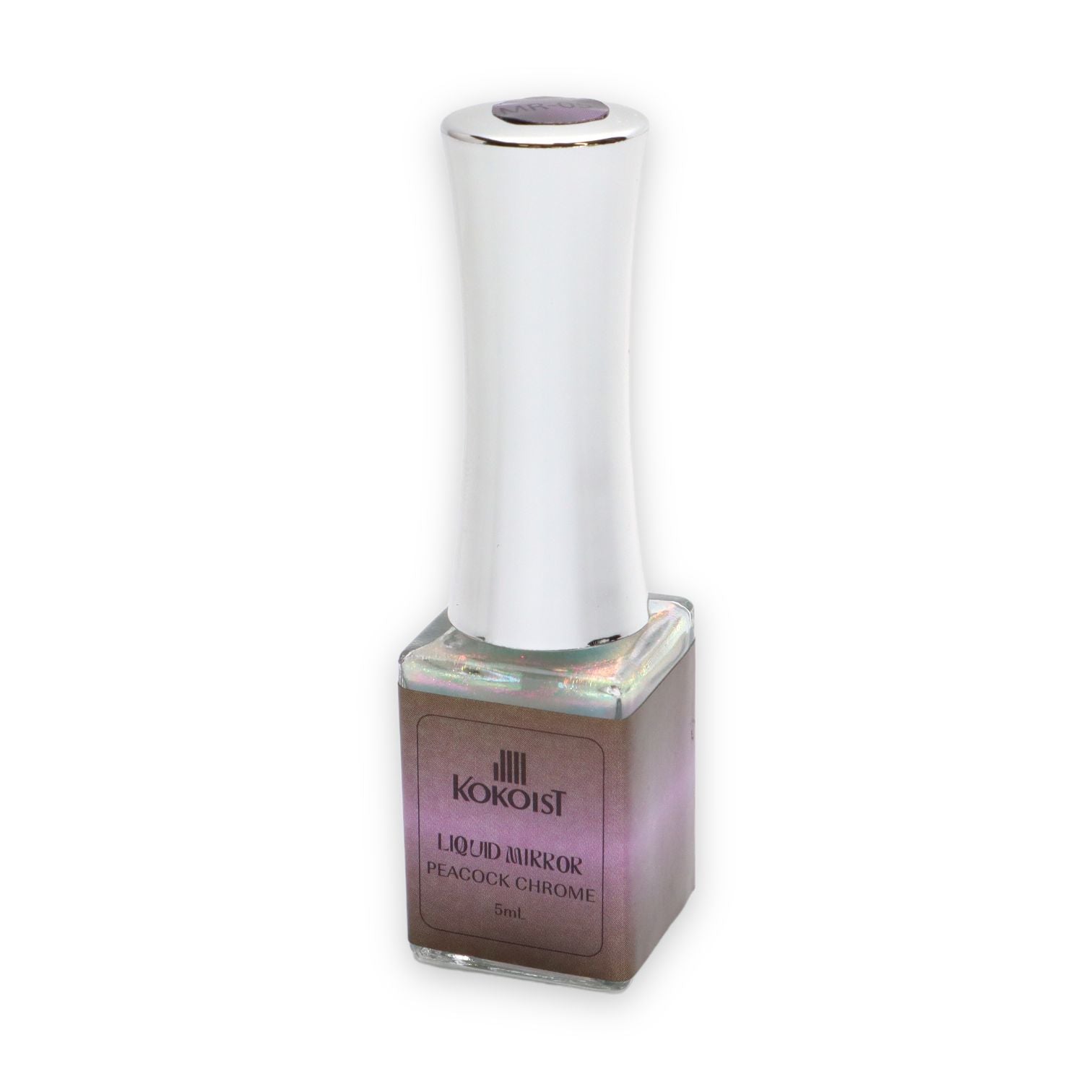 Kokoist MR05 Liquid Mirror Nail Polish - Peacock Chrome Metallic Finish for Gel Manicures | Perfect for Nail Art, Salon & Home Use