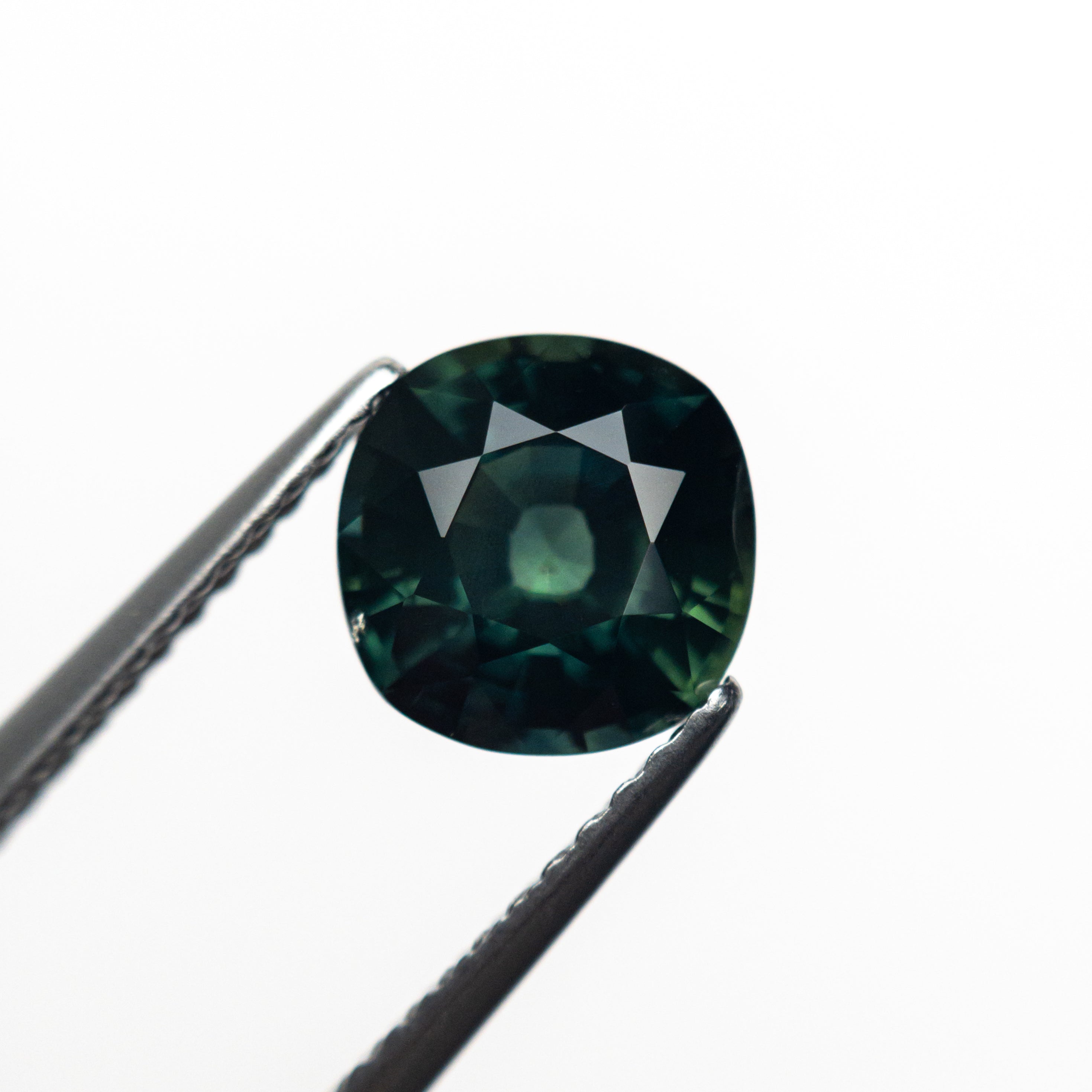 1.86ct Natural Cushion Cut Blue Sapphire Gemstone (7.10x7.05x4.56mm) - Certified Loose Stone for Engagement Rings & Jewelry Making