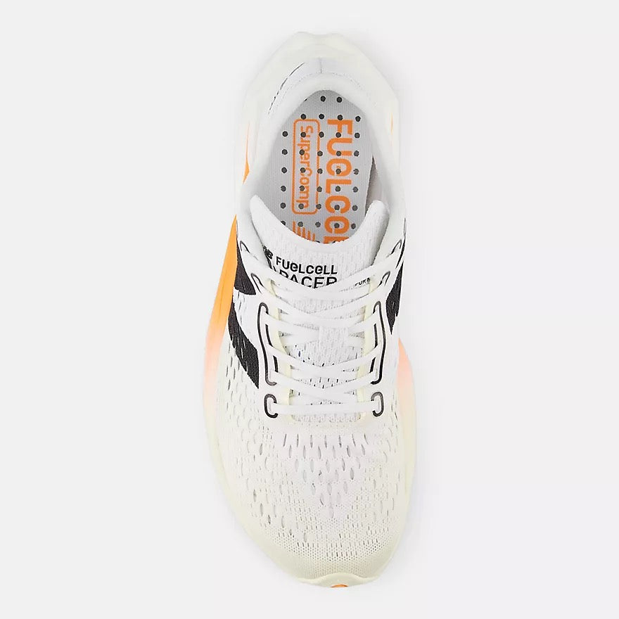 Women's New Balance FuelCell SuperComp Pacer v2 Running Shoes - Hot Mango/Angora/White | Lightweight Cushioned for Marathon Training & Road Racing | Perfect for Women Athletes & Fitness Enthusiasts