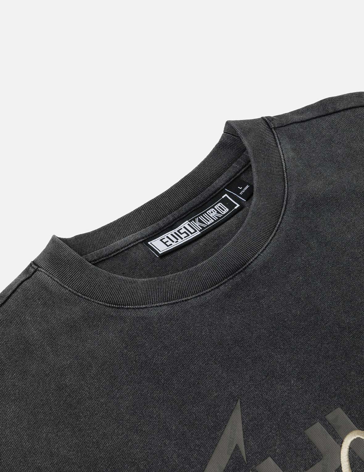 Heavy Washed Regular Fit 2 in 1 Long Sleeve T-Shirt for Men - Comfortable Casual & Layered Style - Perfect for Everyday Wear, Work, and Outdoor Activities