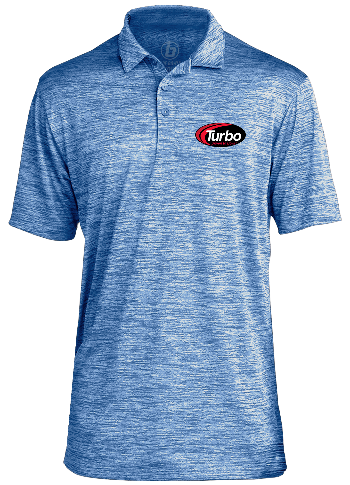 Turbo Classic Black Logo Performance Polo Shirt for Men - Moisture-Wicking, Breathable Golf & Casual Wear - Perfect for Sports, Office & Outdoor Activities
