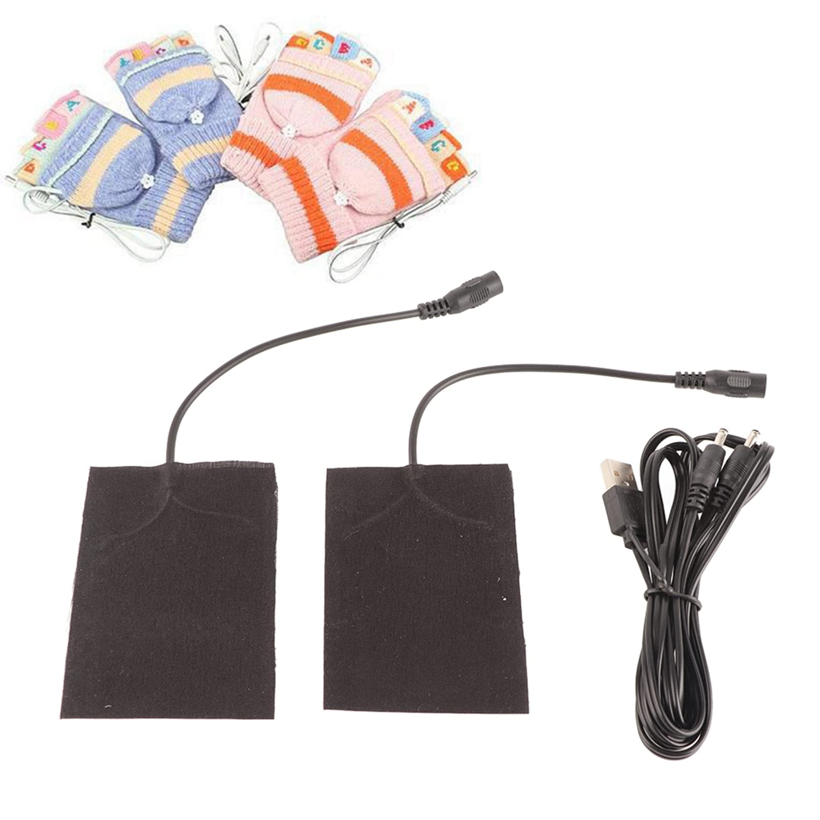 5V Carbon Fiber Heating Pad - Portable USB Electric Heating Mat for Hands, Abdomen & Fever Relief - Perfect for Home, Office & Travel Use