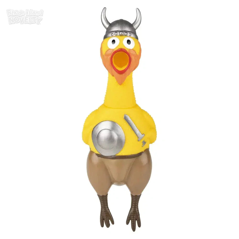 9.5 Inch Big Rubber Chicken Toy - Squeeze & Squeak Fun for Kids, Gag Gift for Pranks and Parties - Perfect for Jokes, Gifts, and Stress Relief