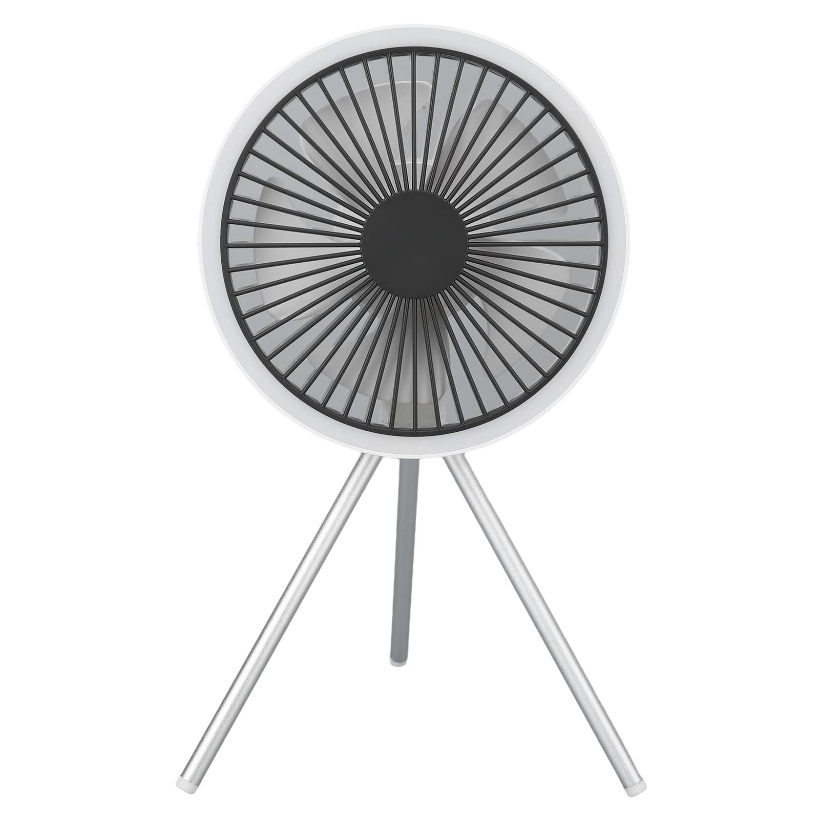 ENZZ Portable Fan with Removable Tripod - 3 Speed Settings, 360° Rotation, Timer Function - Perfect for Camping, Travel, Outdoor Activities & Home Use