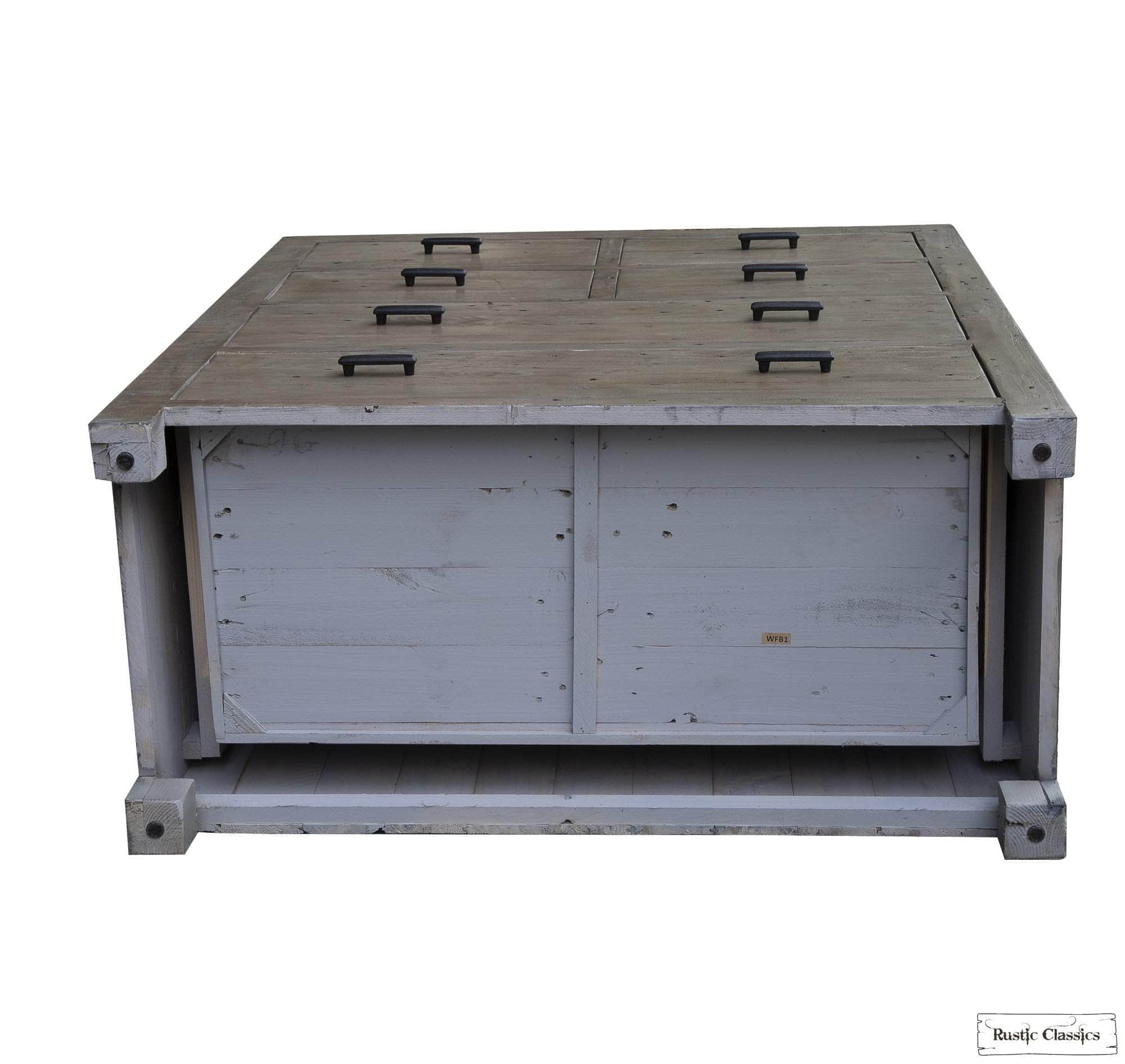 Whistler Reclaimed Wood 6-Drawer Dresser in Grey - Rustic Bedroom Storage Solution for Master Bedroom or Guest Room