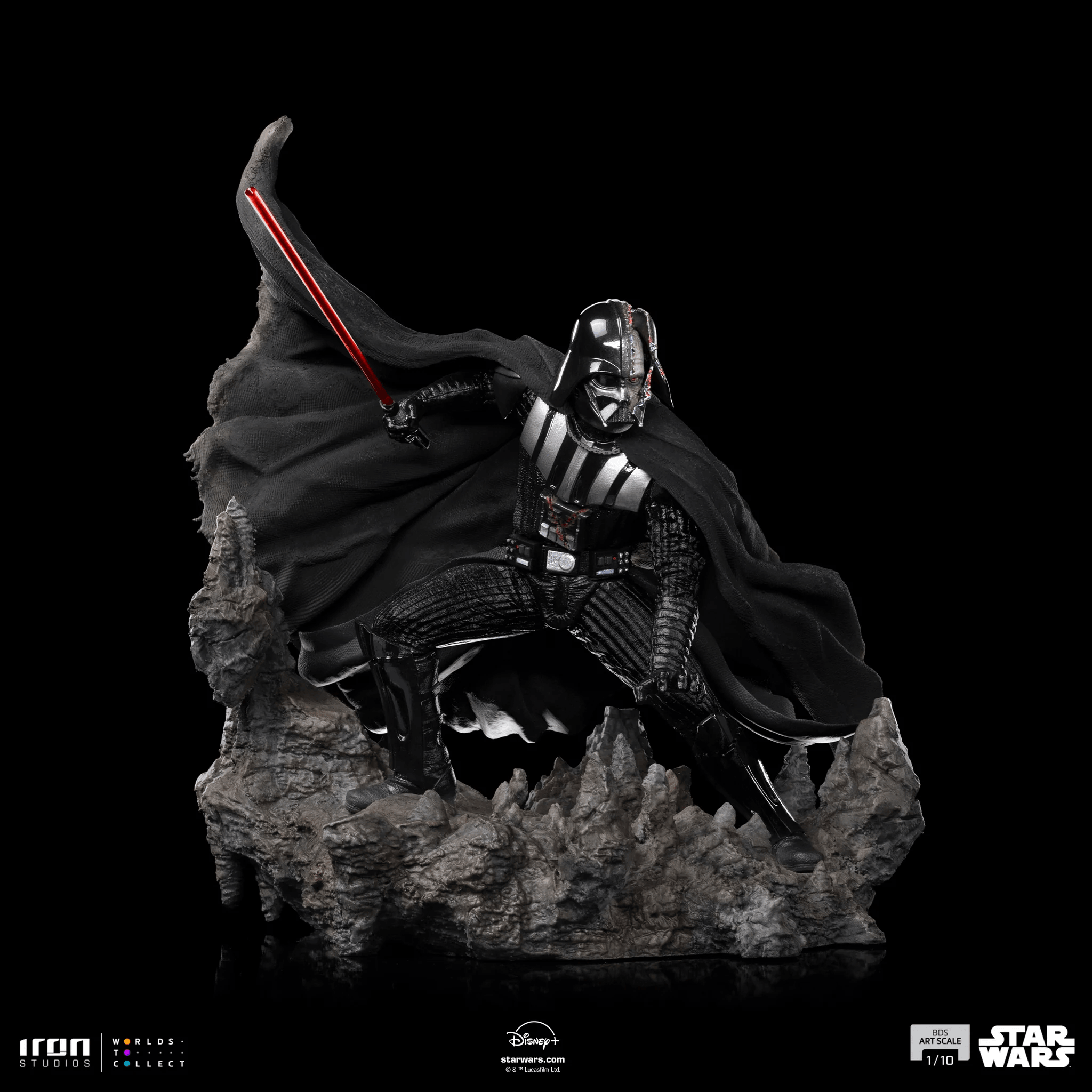 Iron Studios Star Wars Darth Vader Art Scale 1/10 Statue - Premium Collectible Figure for Display & Home Decor
