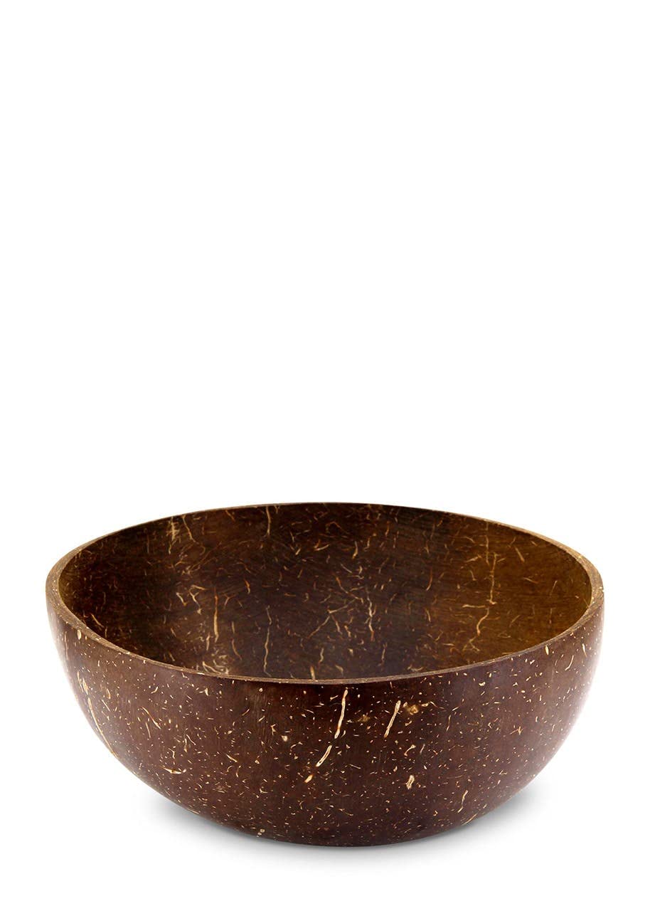 Organic Coconut Bowl - Eco-Friendly, Reusable & Handmade Coconut Shell Bowl for Smoothie, Acai, Desserts & Healthy Snacks | Perfect for Vegan, Zero Waste & Sustainable Living