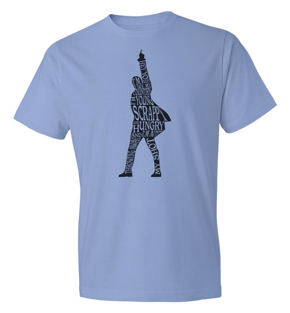 Hamilton Musical Lyrics Men's T-Shirt - Stylish & Comfortable Tee for Fans, Concerts & Casual Wear