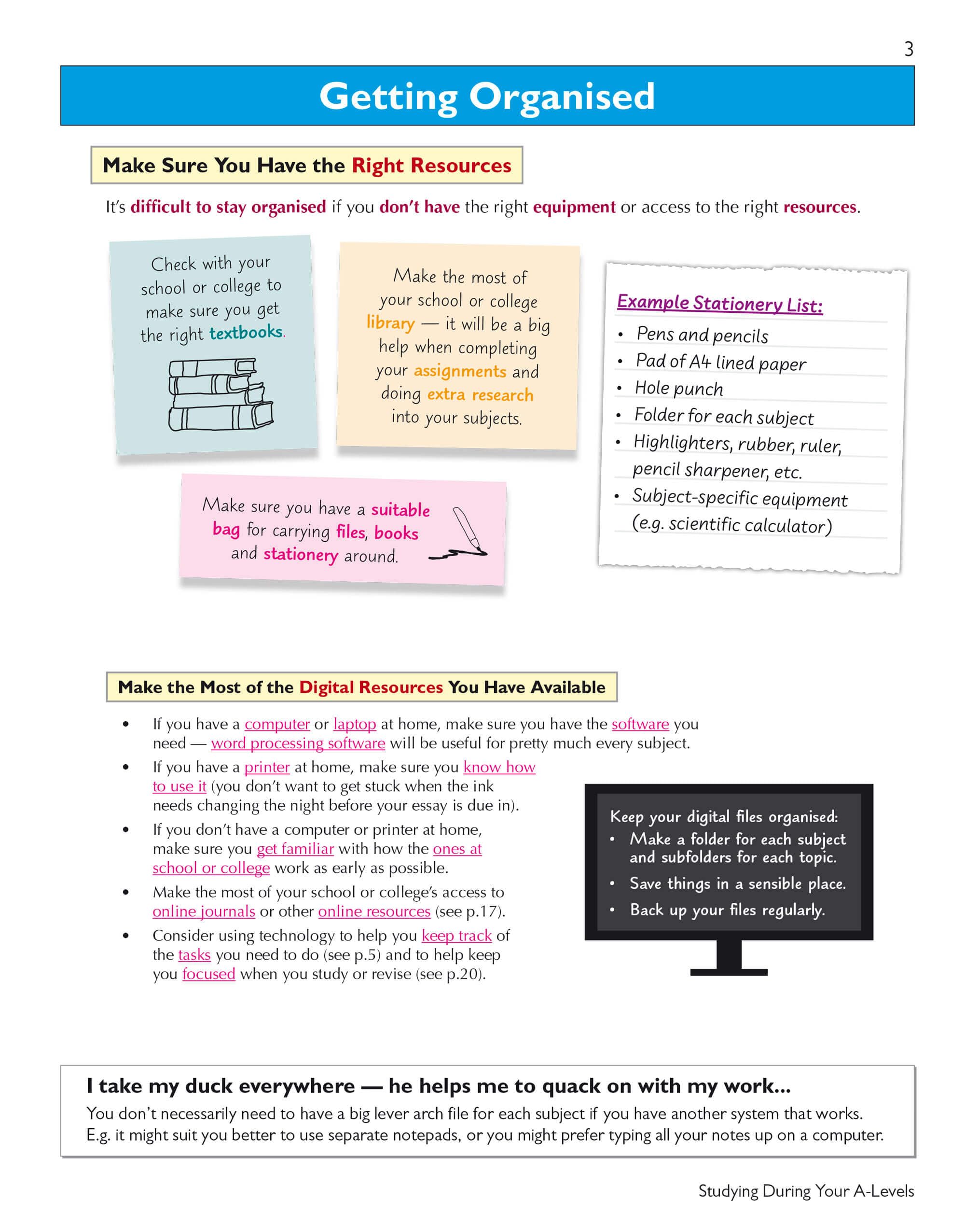 CGP A-Level Study Guide & Planner: Expert Revision Skills, Tips & Video Tutorials for 2025-2026 Exams | Perfect for High School Students Preparing for College Entrance