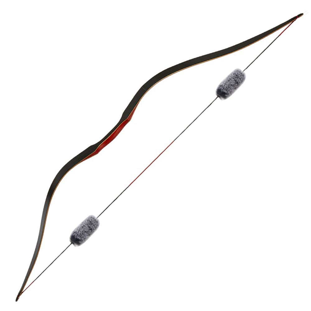 60'' Traditional Wood Longbow for Archery & Hunting - Right/Left Handed Recurve Bow 30-50LBS with String Silencer | Outdoor Target Practice & Game Hunting