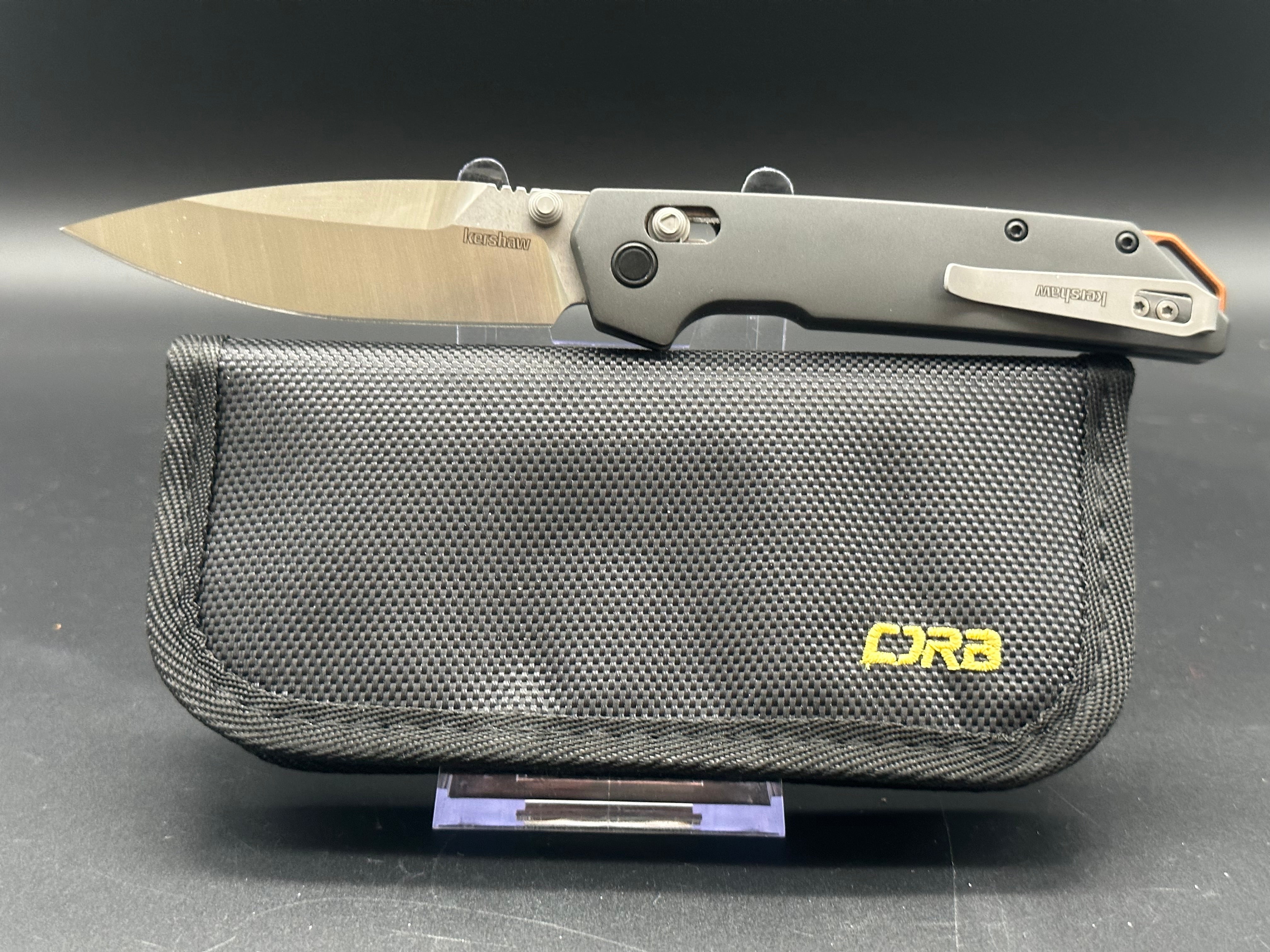 Kershaw Iridium Folding Pocket Knife - EDC Knife with Durable Steel Blade, Lightweight & Compact for Outdoor, Camping, Hiking & Everyday Carry