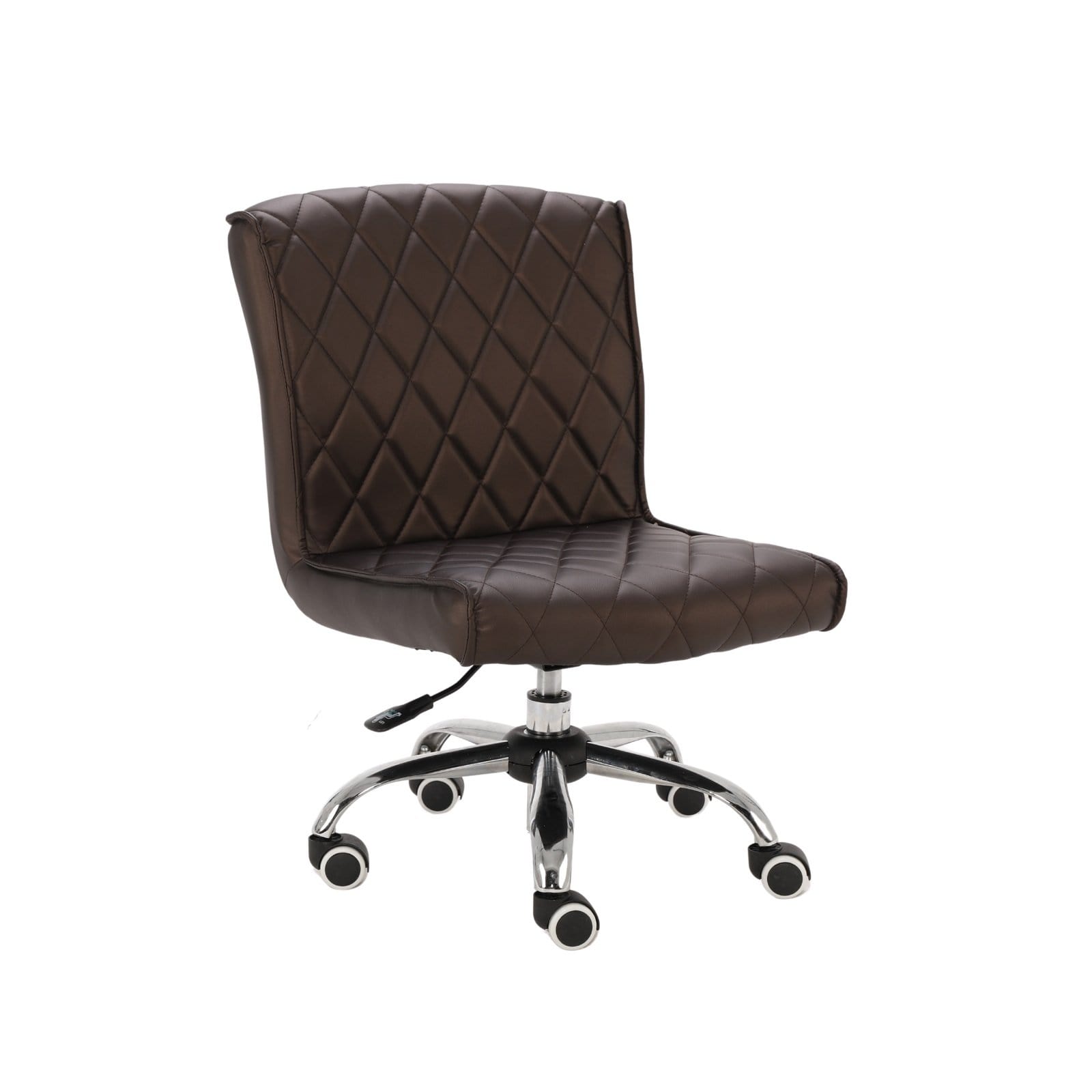 Delia Salon Pedicure Technician Stool - Adjustable Rolling Stool for Nail Technicians & Spa Professionals - Perfect for Manicure, Pedicure & Beauty Salon Use