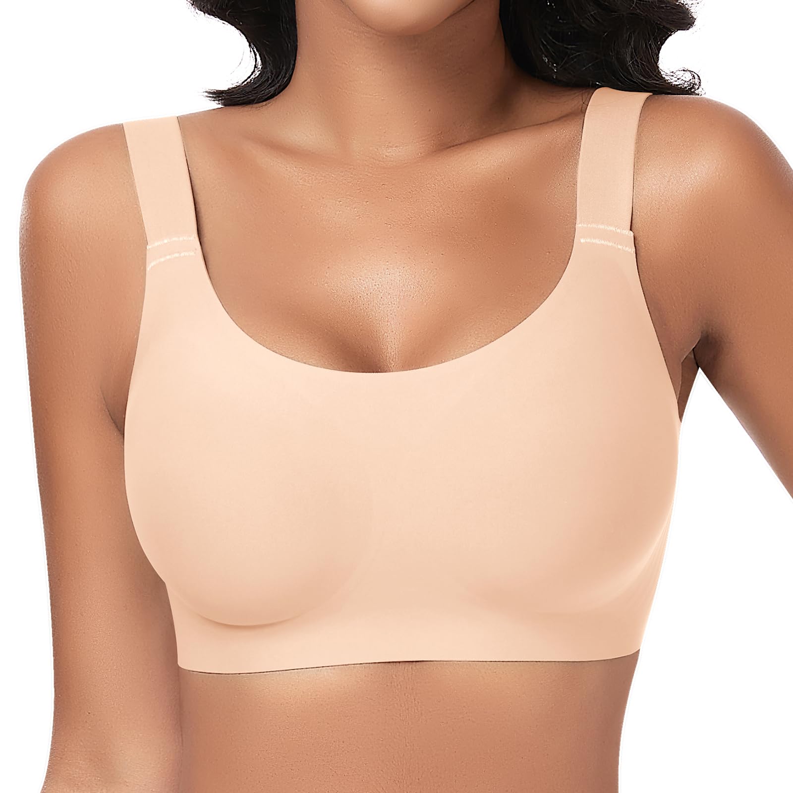 Buttery Soft Wireless Bras for Women - Seamless Comfort No Underwire - Perfect for Yoga, Lounge & Everyday Wear