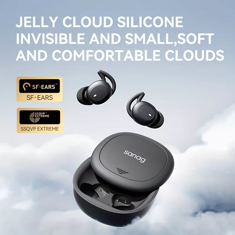Sanag T42S Pro Wireless Bluetooth Earbuds with Noise Cancellation, Hi-Fi Stereo Sound, 30H Playtime for Running, Gym, Workout & Travel - Perfect for iPhone & Android Phones