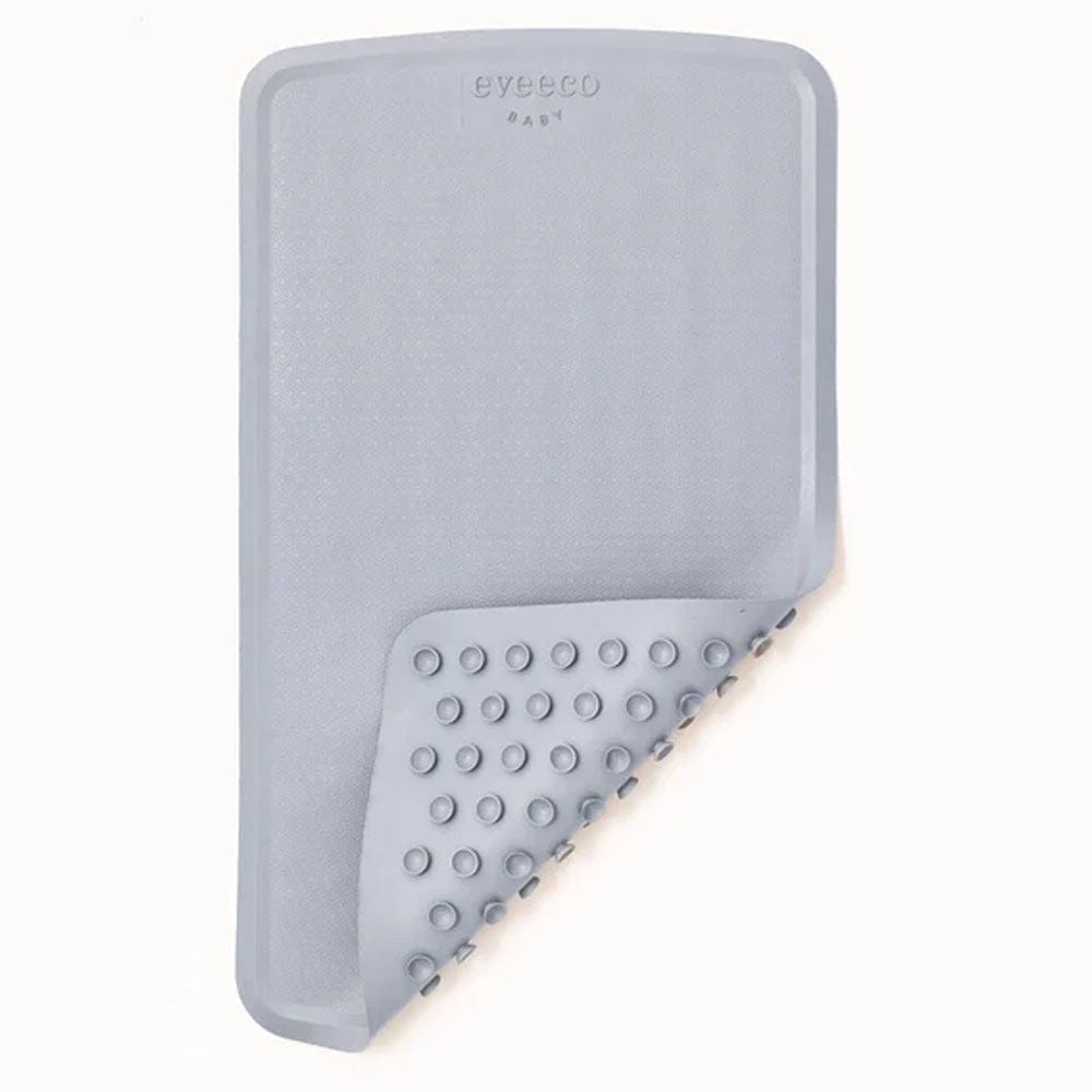 Eveeco Natural Baby Bath Mat with Non-Slip Pebble Design - Safe & Soft for Newborns, Toddlers - Perfect for Bathtub, Shower & Nursery Use