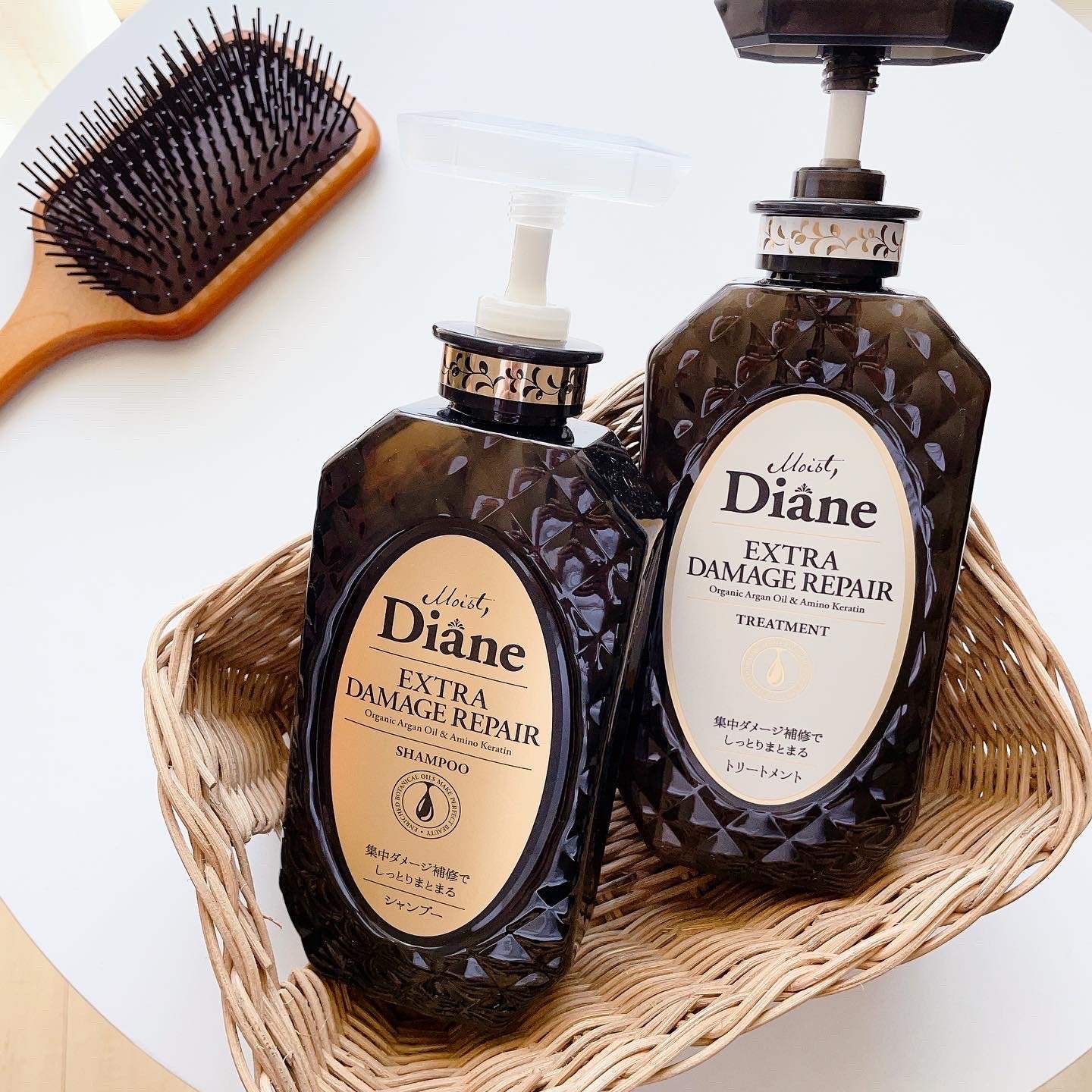 Moist Diane Extra Damage Repair Conditioner with Organic Argan Oil & Keratin - 450ml | Deep Hydration for Dry, Damaged Hair | Salon-Quality Treatment for Split Ends & Breakage | Perfect for Daily Hair Care Routine
