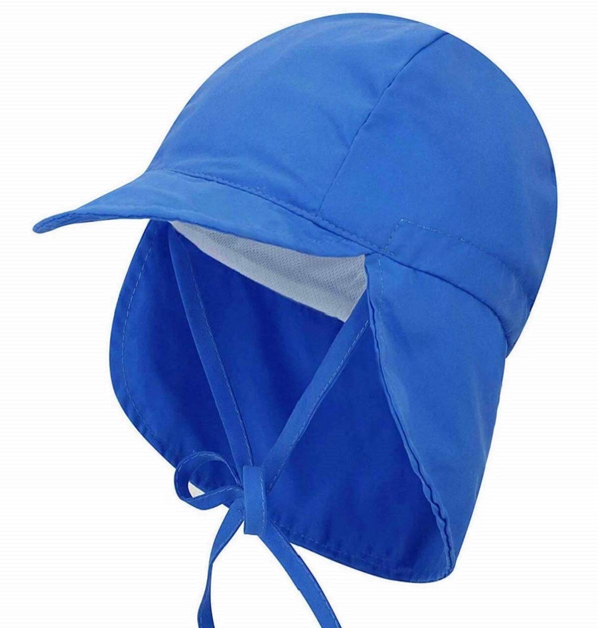 EVAbaby UPF 50+ Sun Protection Hat for Boys & Girls - UV Protective Swim Cap with Neck Flap & Adjustable Drawstring - Perfect for Summer, Beach, Pool, and Outdoor Activities