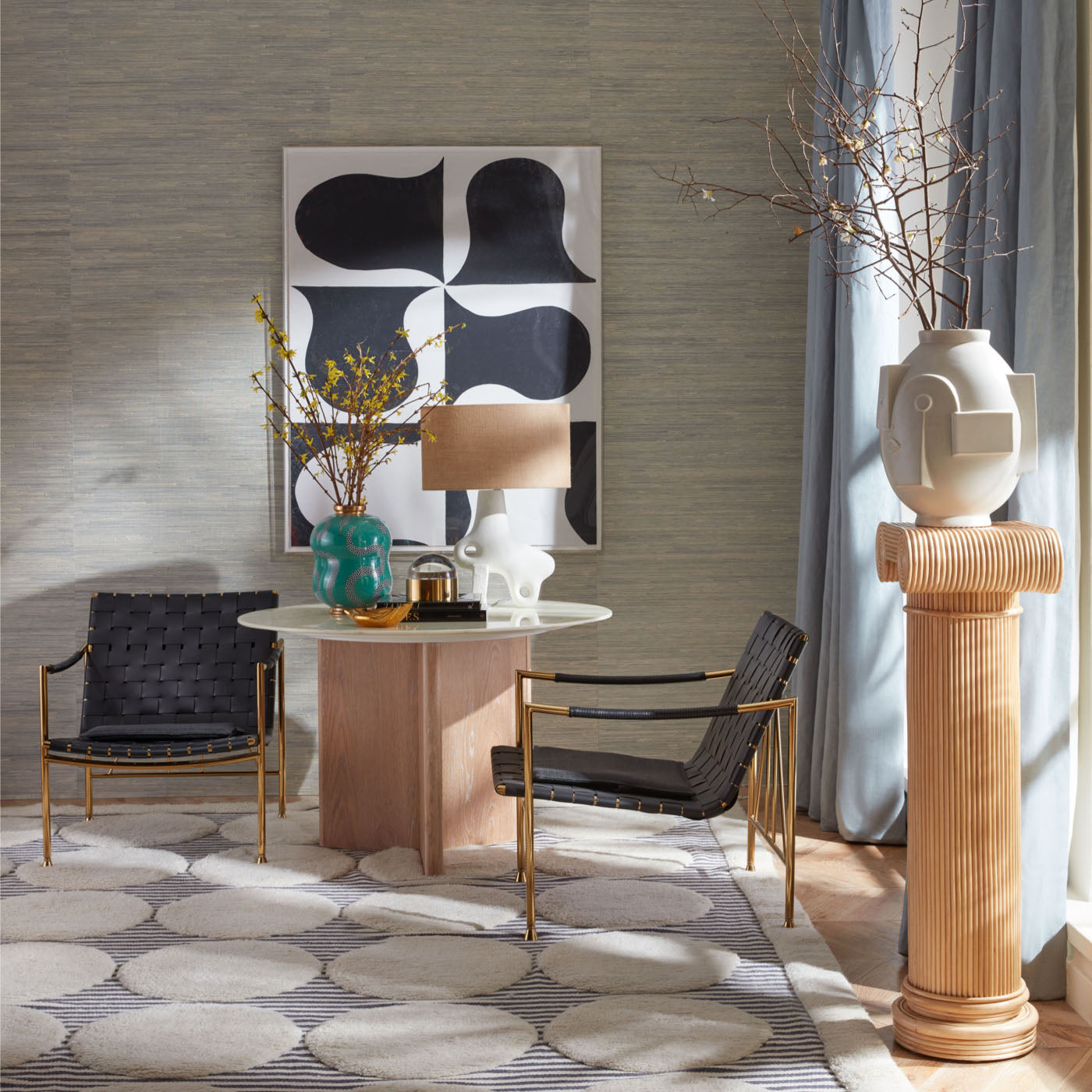 Riviera Capital Pedestal - Elegant Home Decor Pedestal Stand for Displaying Art, Sculptures & Collectibles | Perfect for Living Room, Entryway & Office Decor
