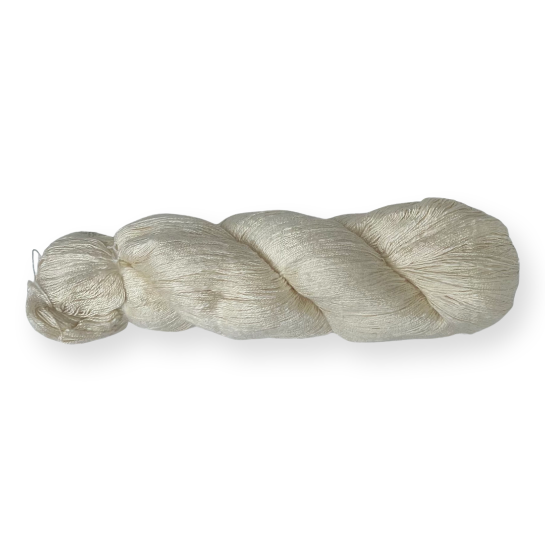 Premium Eri Silk Yarn - 20/2 NM Lace Weight for Knitting & Crochet | Soft Sustainable Silk Thread for Shawls, Scarves & Delicate Handmade Crafts
