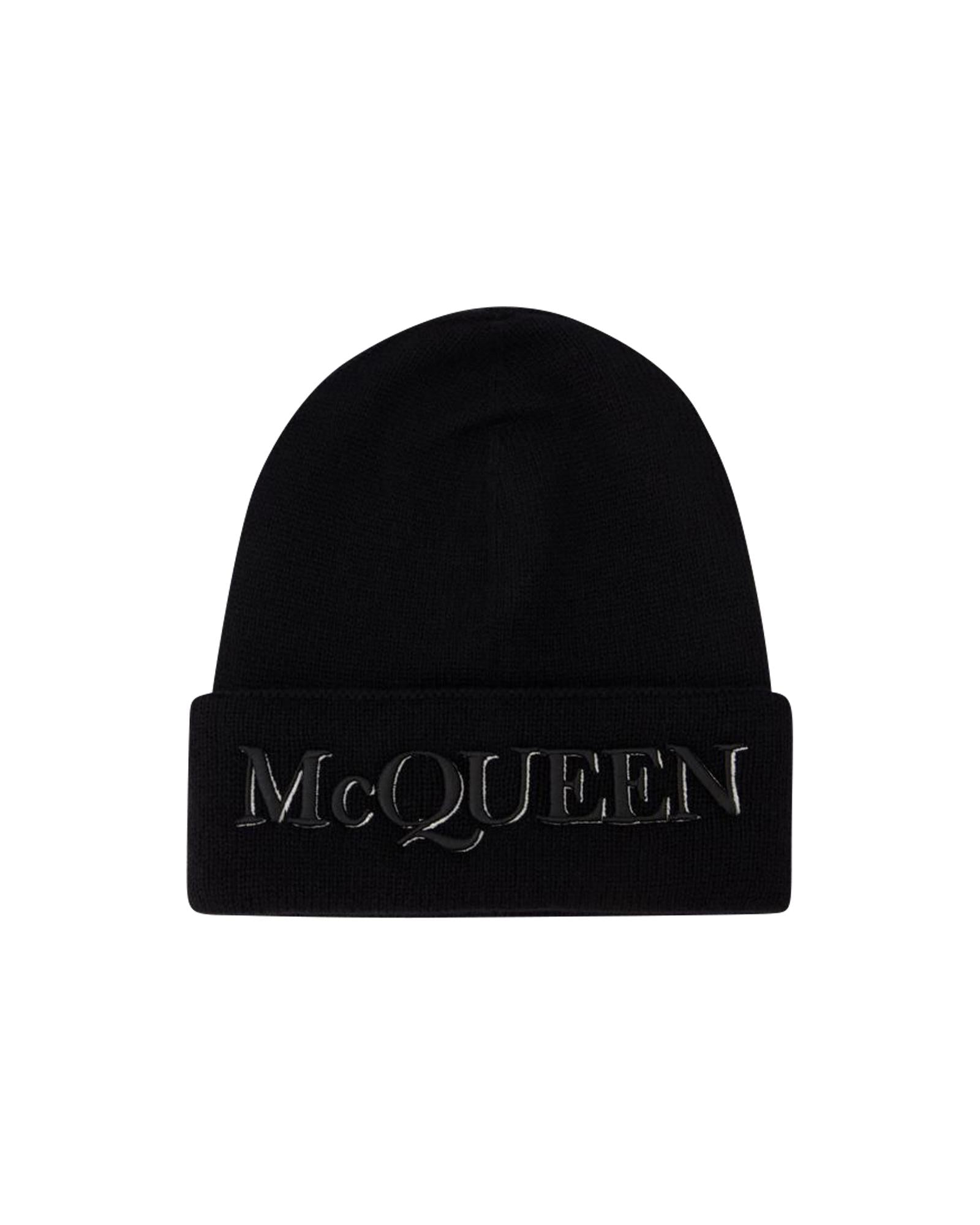 Luxury Black Cashmere Beanie with Logo - Soft & Warm Winter Hat for Men & Women - Perfect for Skiing, Snowboarding & Outdoor Activities