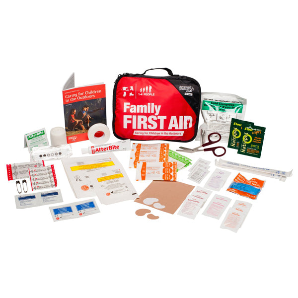 Adventure First Aid Kit for Family - Compact Emergency Medical Supplies for Hiking, Camping & Outdoor Activities