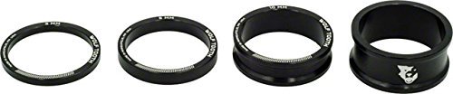 Wolf Tooth Precision Anodized Headset Spacers - Lightweight Aluminum Bike Spacer Kit for MTB, Road & Gravel Bikes - Perfect for Customizing Handlebar Height & Bike Fit