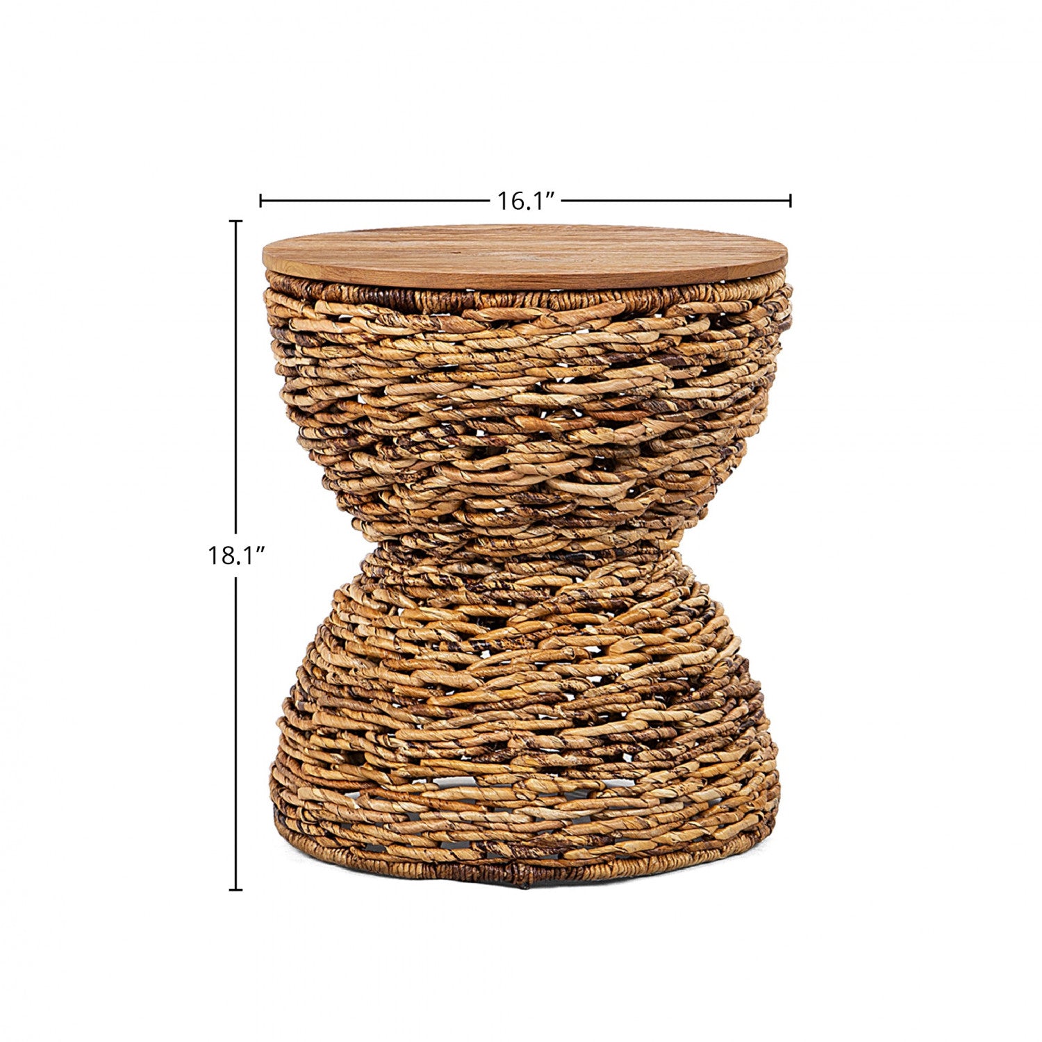 Bayan Rebana Side Table - Modern Wooden End Table for Living Room, Bedroom & Office - Stylish & Functional Home Decor