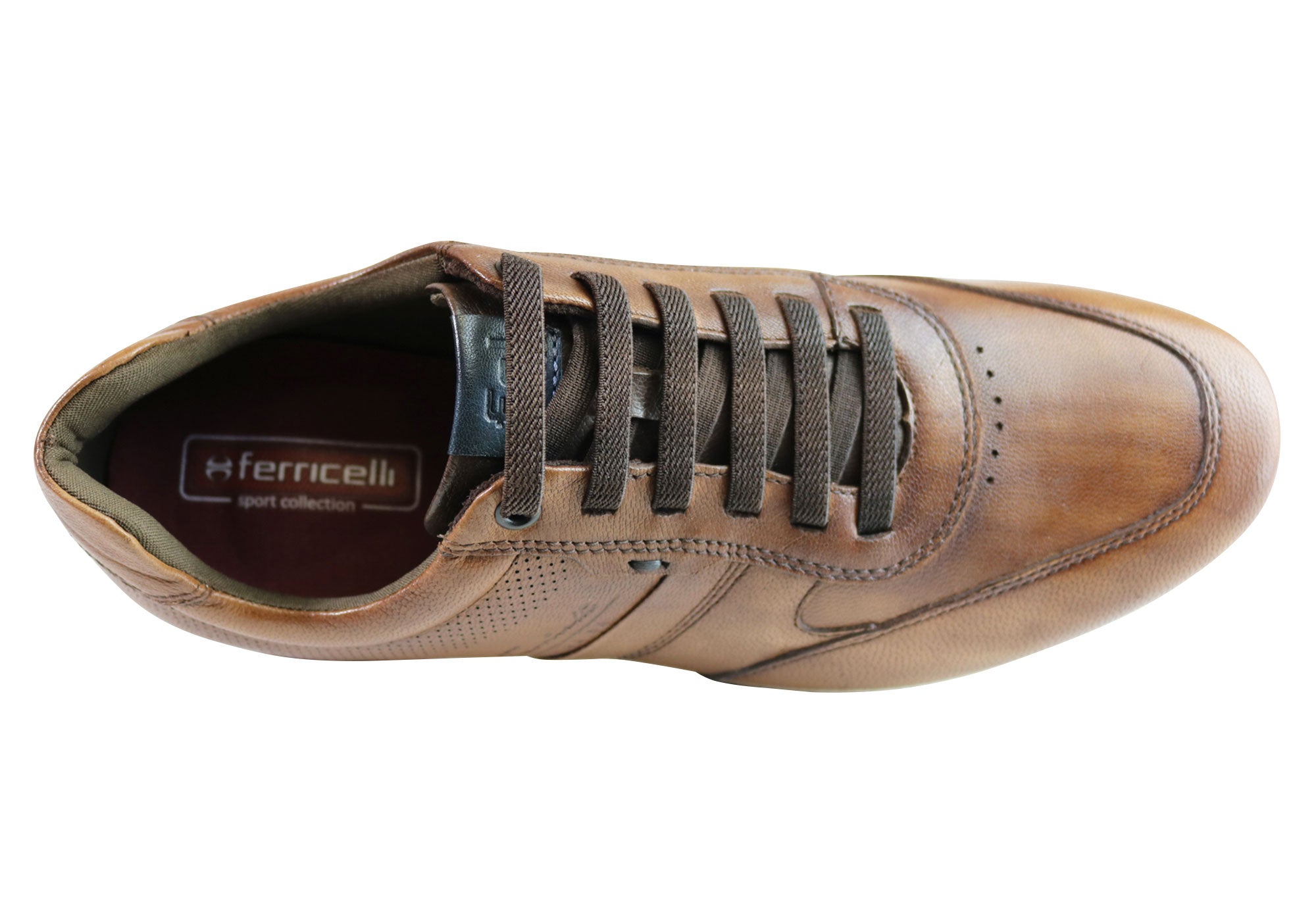 Ferricelli Neals Men's Comfort Leather Slip-On Casual Shoes - Handmade in Brazil - Perfect for Work, Travel & Everyday Wear