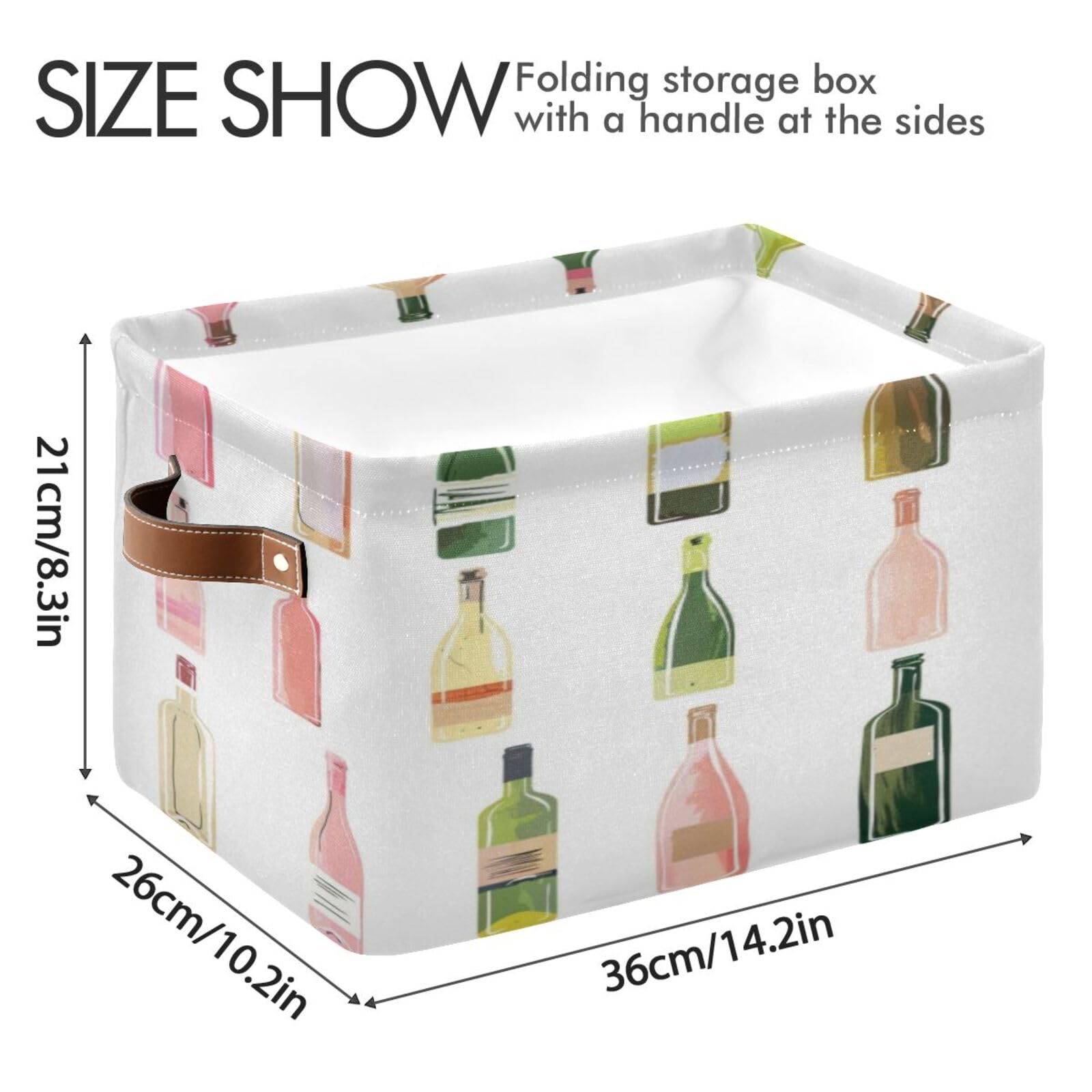 Large Fabric Storage Bins with Handles - Collapsible Closet Organizer Baskets for Shelves, Clothes, Toys & Home Organization | Perfect for Bedroom, Nursery & Pantry Storage