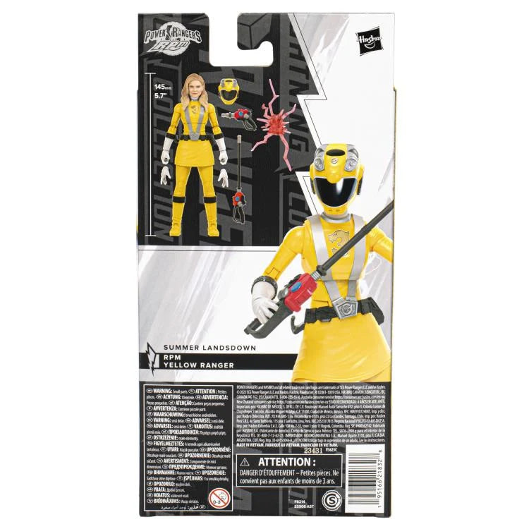 Power Rangers RPM Lightning Collection Yellow Ranger Action Figure – Collectible Toy for Fans, Kids & Adults | Perfect for Display, Play & Gifting