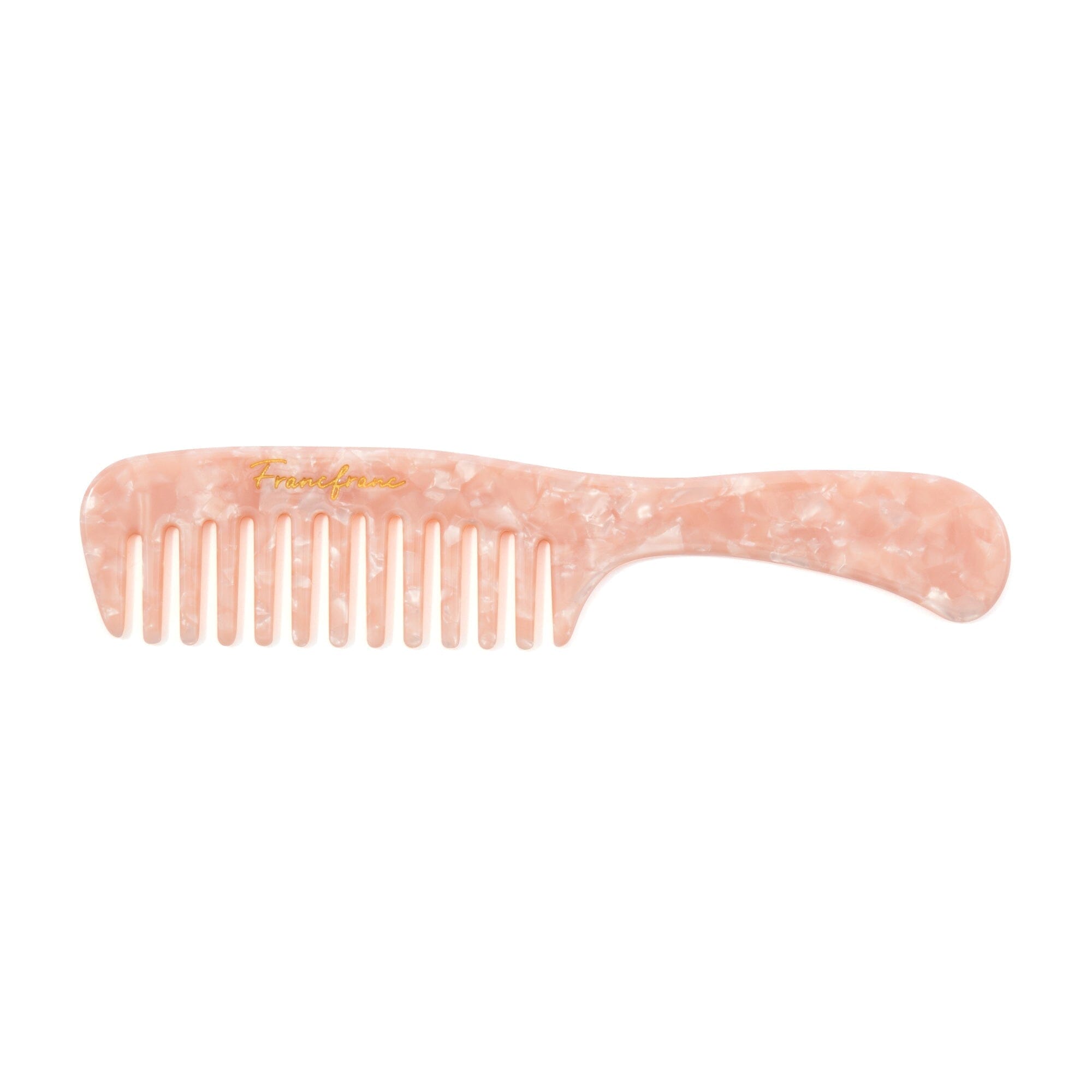 Compact Travel Comb with Pouch - Pink | Portable Hairbrush for Women & Men | Perfect for Travel, Gym, Purse & On-the-Go Styling