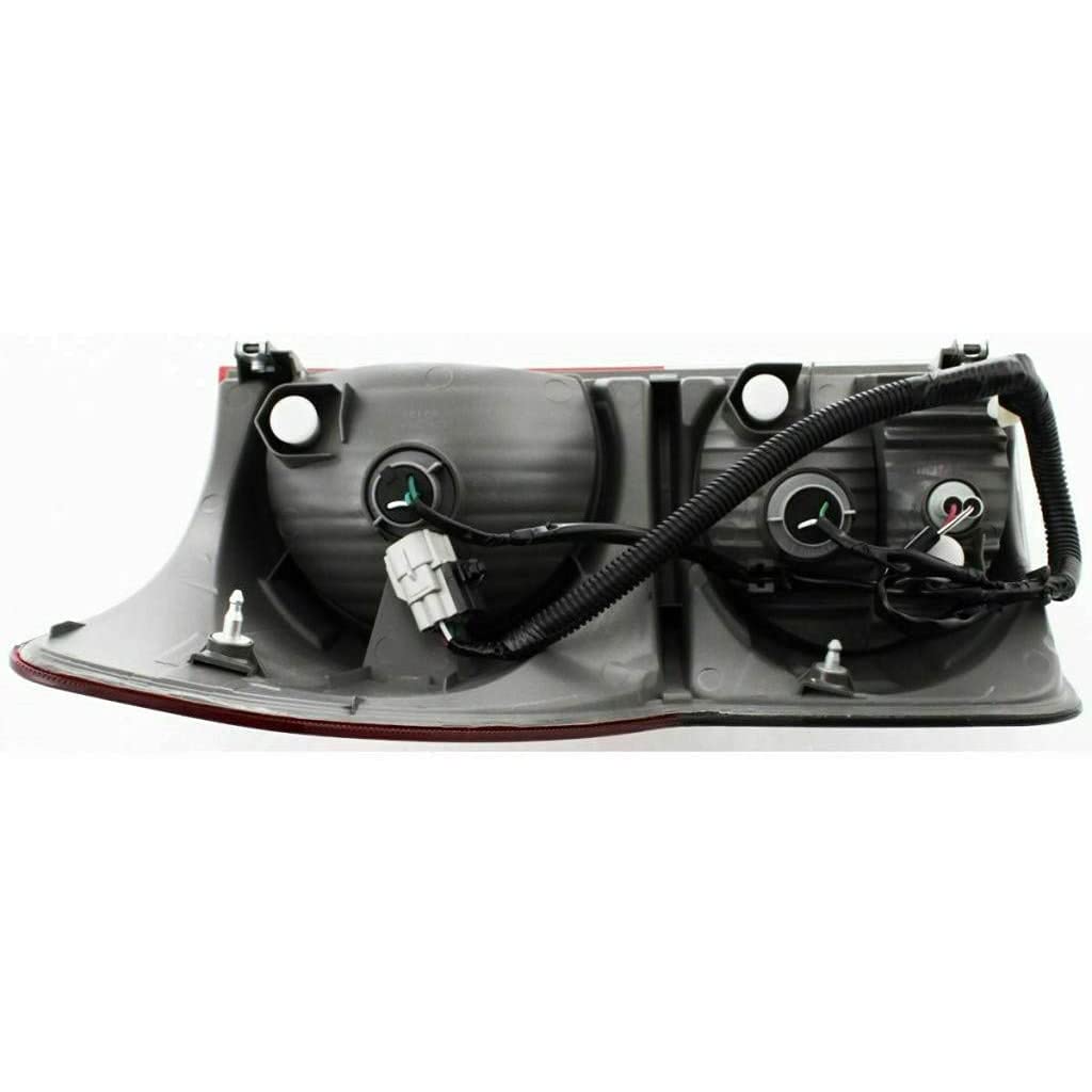 2007-2009 Toyota Tundra Replacement Tail Lights Pair - Left & Right Side (Driver & Passenger) - TO2800165 TO2801165 | 81560-0C070 81550-0C070 - Perfect for Night Driving & Enhanced Vehicle Safety