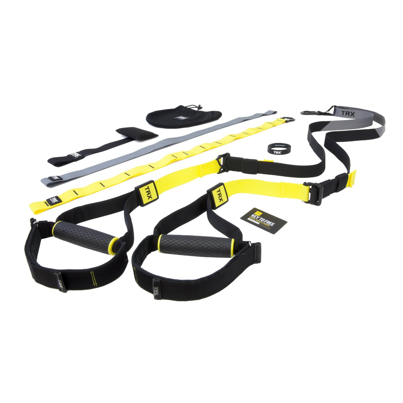 TRX Pro4 Suspension Trainer - Full Body Workout System for Home & Gym - Portable Fitness Equipment for Strength Training, Yoga & CrossFit