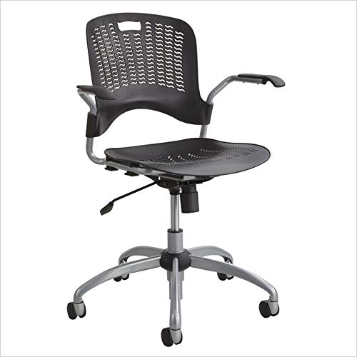 UrbanPro 360-Degree Swivel Office Chair - Ergonomic Adjustable Height Black Mesh Computer Desk Chair for Home & Office Workspace - Perfect for Long Hours Sitting, Gaming, and Remote Work