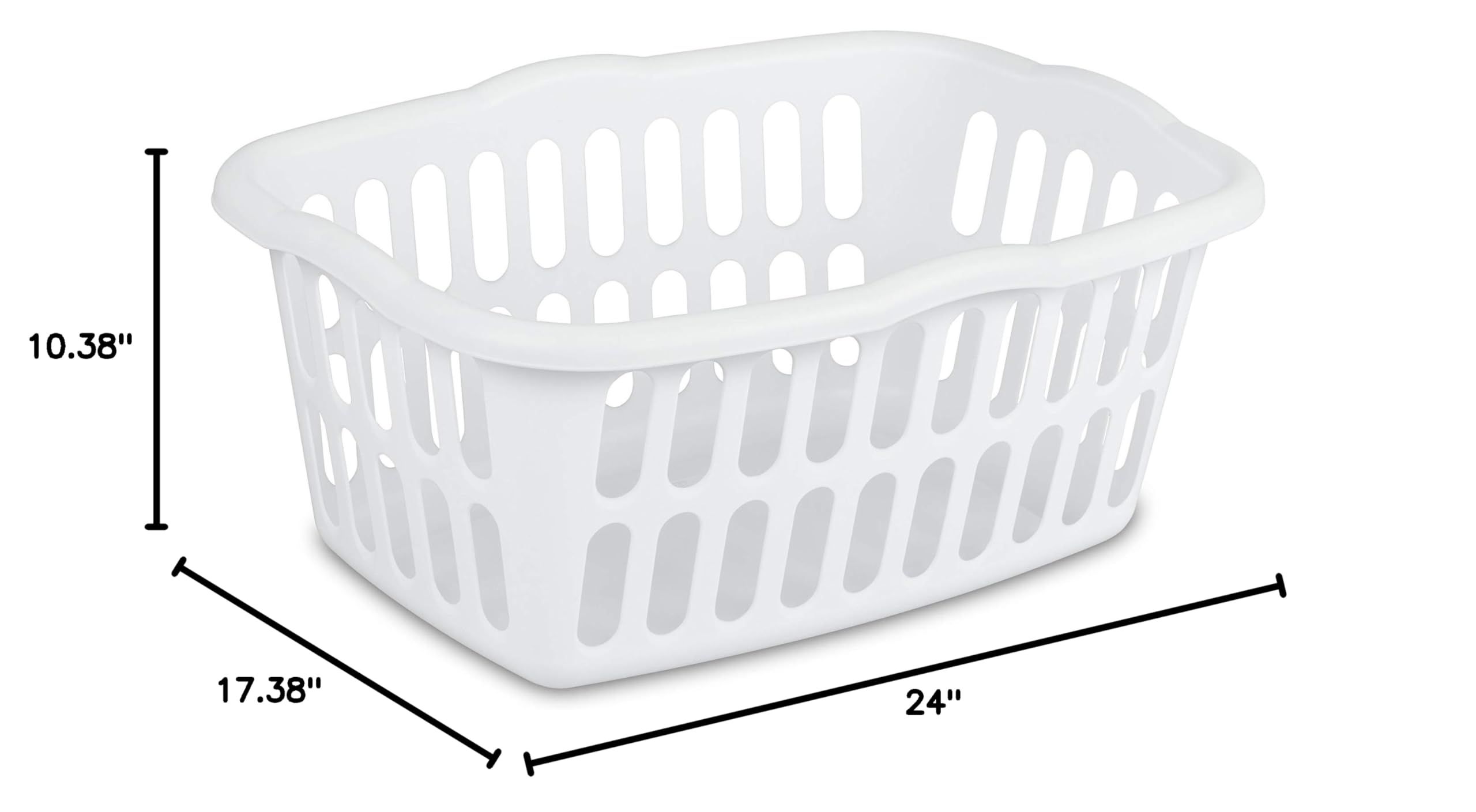 Sterilite Laundry Basket & Storage Bin Set - 12-Pack Collapsible Clothes Hampers for Home Organization - Perfect for Laundry Room, Closet, Dorm & Kids' Toy Storage