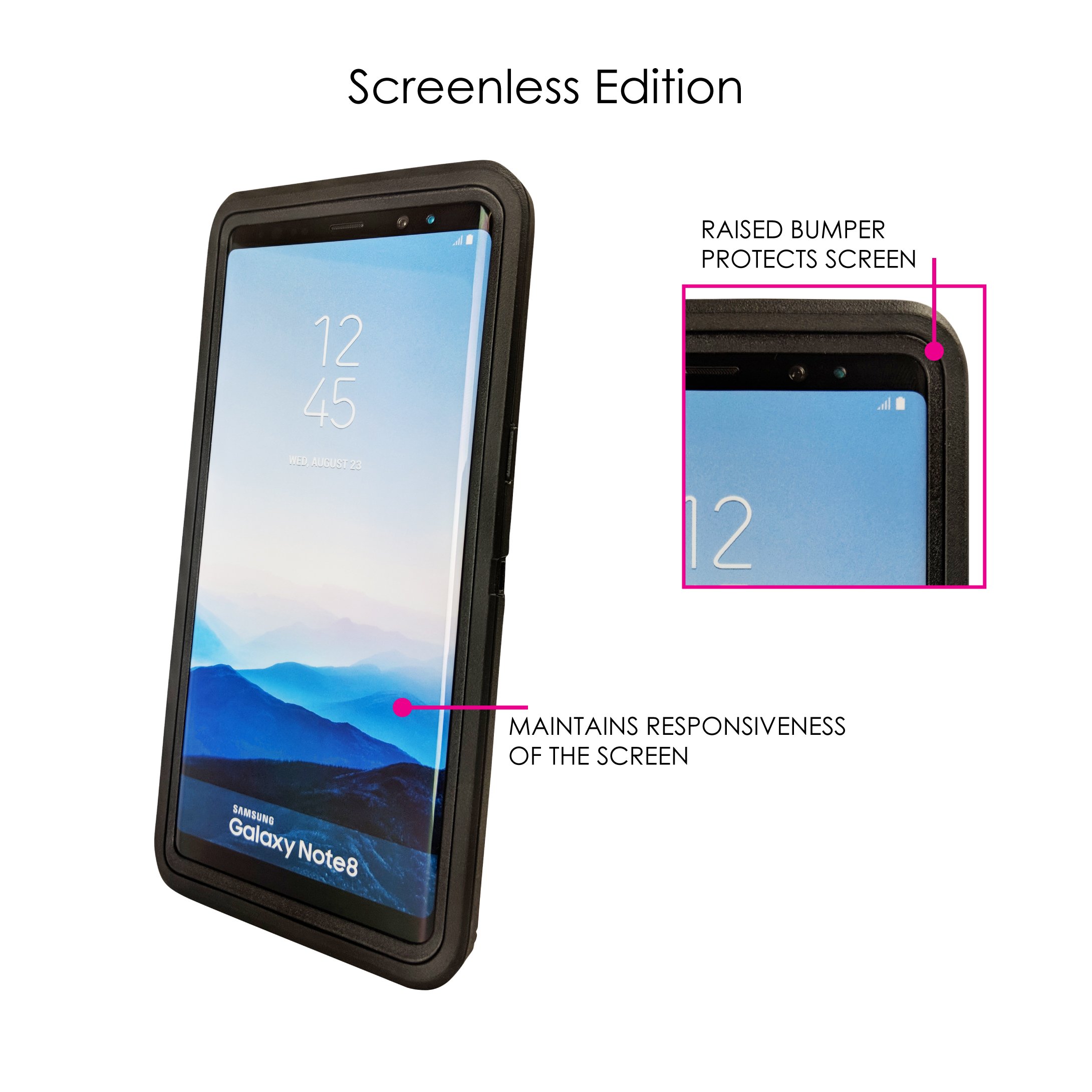 Custom Basketball Galaxy Note 8 Case - Durable Black Phone Cover for Sports Fans