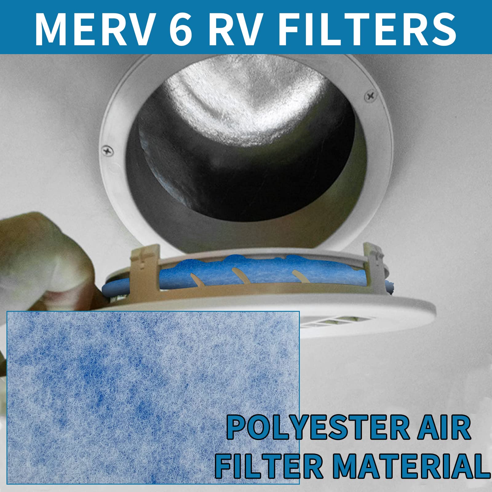 RV Air Filter Replacement - 5.25