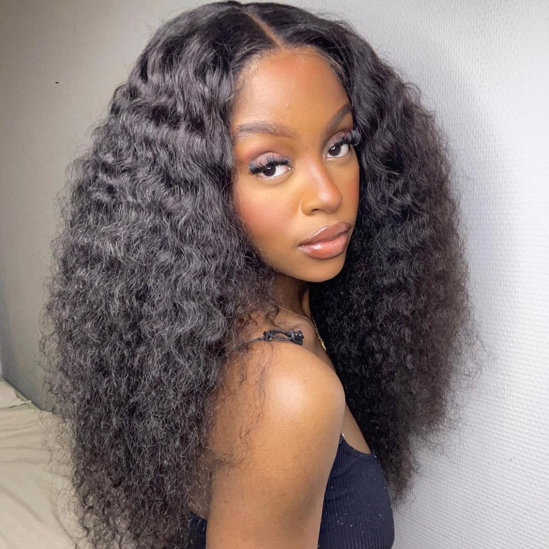 Sunber 10A Grade Brazilian Virgin Jerry Curly Human Hair Extensions - 3 Bundles 100% Unprocessed Remy Hair Weaves in Natural Black (20/22/24 Inch) for Wavy Curly Hairstyles - Perfect for Daily Wear, Parties & Special Occasions