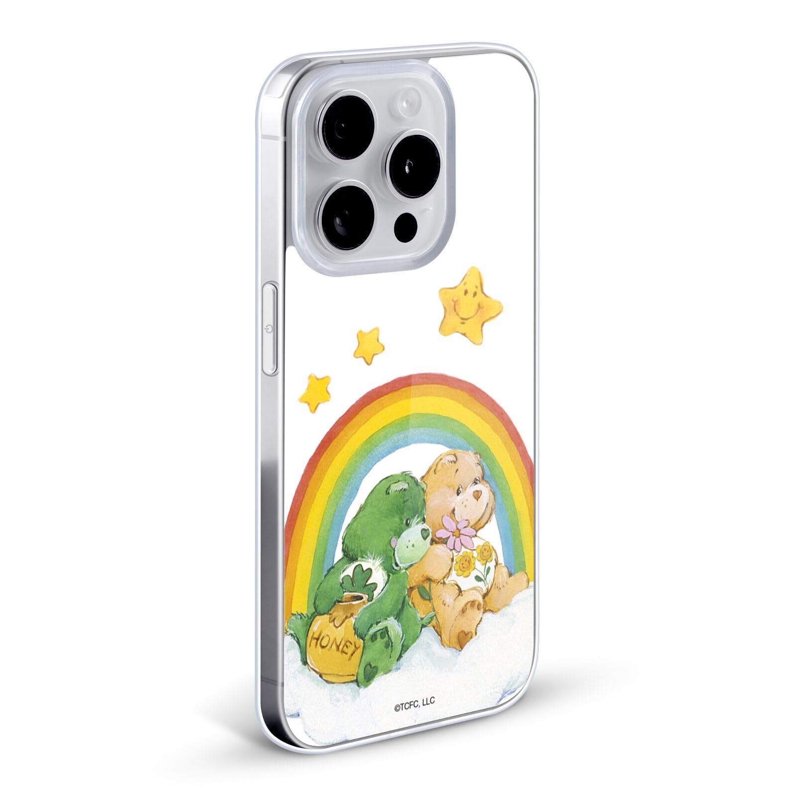 Officially Licensed Care Bears Rainbow 2 Soft Gel Case for iPhone 11 Pro Max - Cute Protective Phone Cover with Classic Rainbow Design - Perfect for Kids, Teens & Care Bears Fans